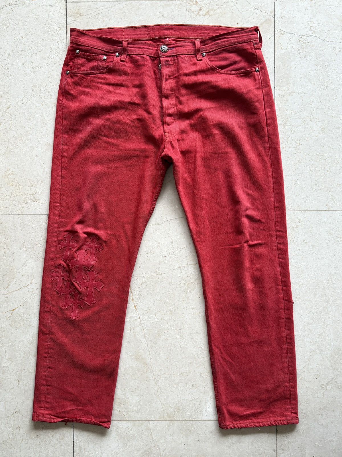 Chrome Hearts Chrome hearts Levi 501 jeans Size US 38 / EU 54 - 1 Thumbnail