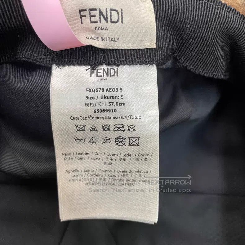 Fendi Fendi size 57 Printed Cap Size ONE SIZE - 5 Thumbnail