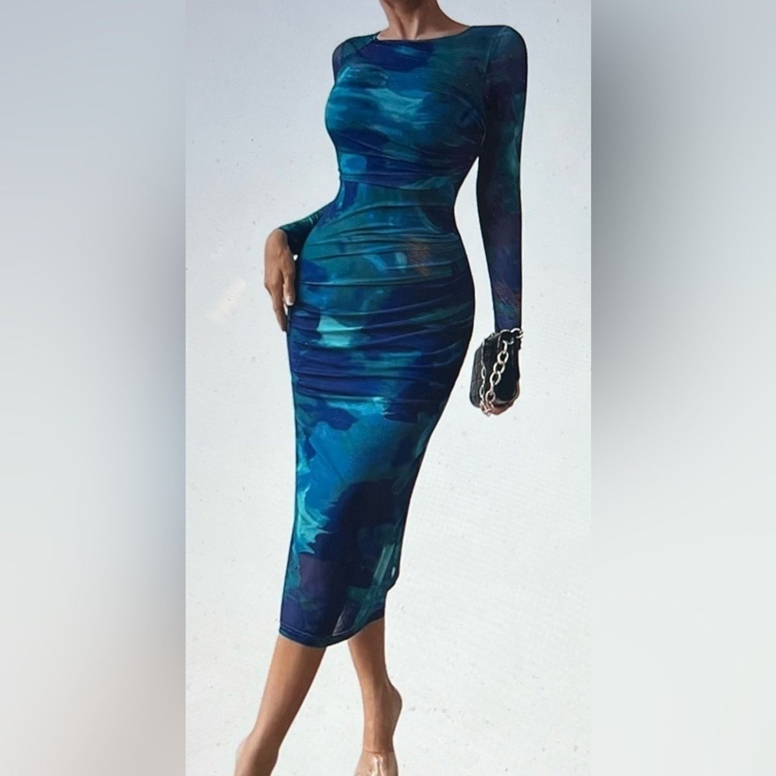 & Other Stories Pretty Garden Women's Midi Bodycon Dress – Size M Size M / US 6-8 / IT 42-44 - 8 Thumbnail