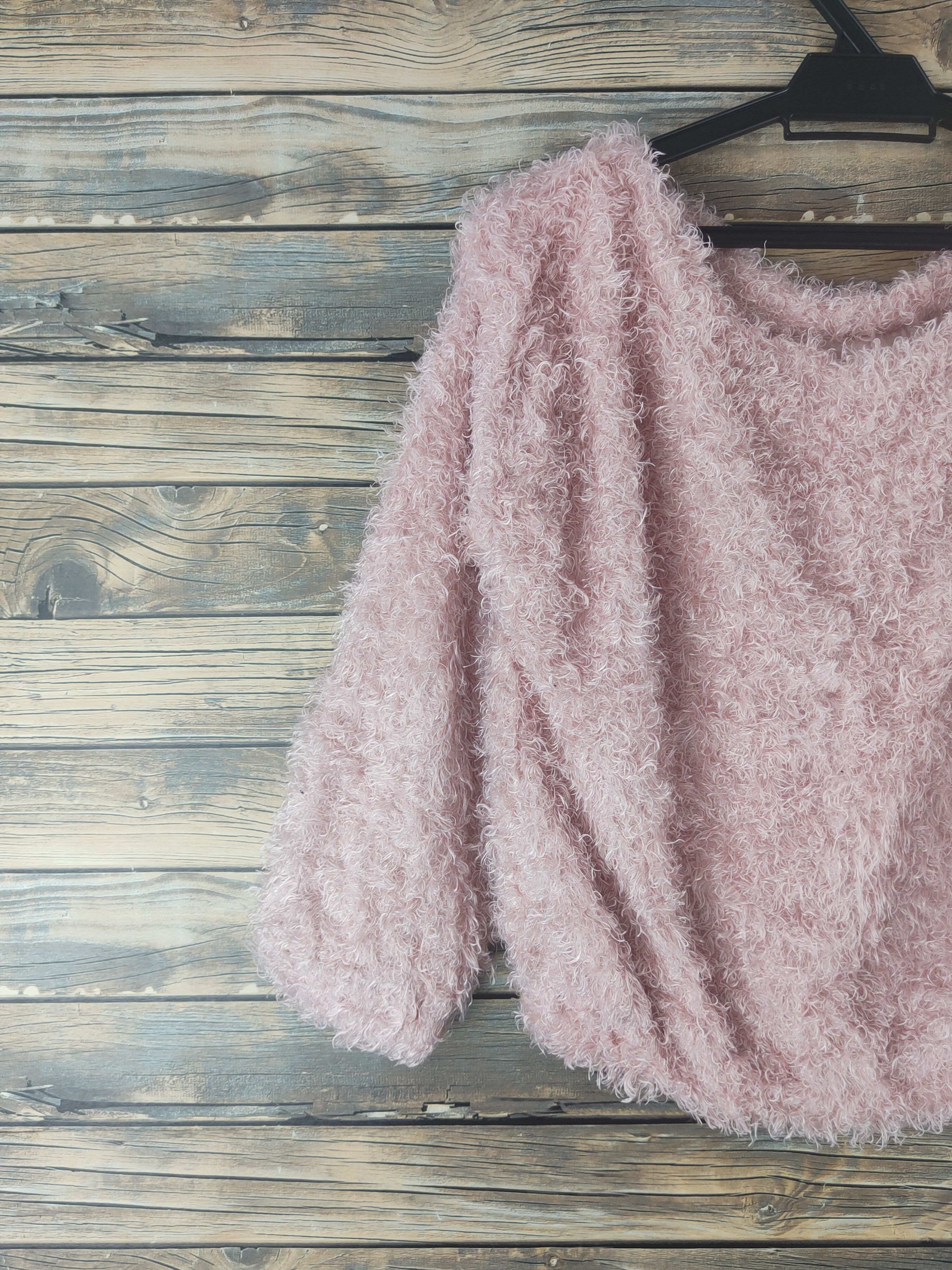 Japanese Brand DL Vis Pink Fur Mohair Knitwear #46-512 Size S / US 4 / IT 40 - 3 Thumbnail