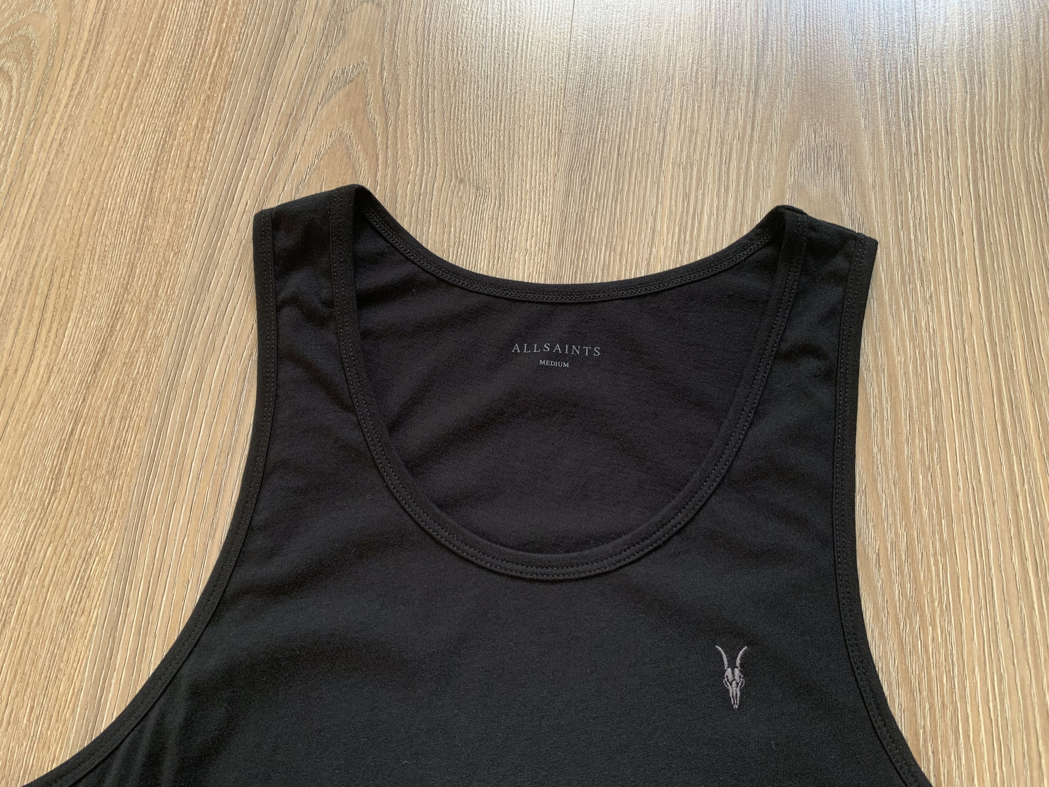 Allsaints Allsaints Tonic Vest Mens Black Cotton Tank Top Size US M / EU 48-50 / 2 - 4 Thumbnail