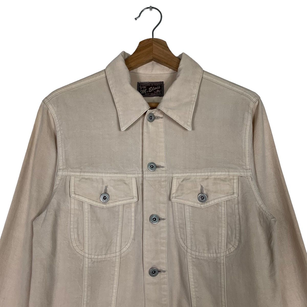 Japanese Brand M.ELVIS Work Jacket #0108-C6 Size US M / EU 48-50 / 2 - 3 Thumbnail