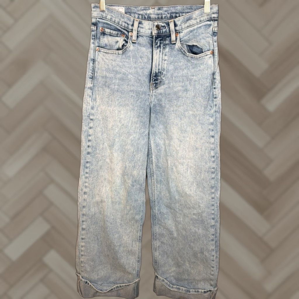 Gap GAP Jeans Womens High Rise Stride Light Wash Denim 27/4R Blue Size 27" / US 4 / IT 40 - 1 Thumbnail