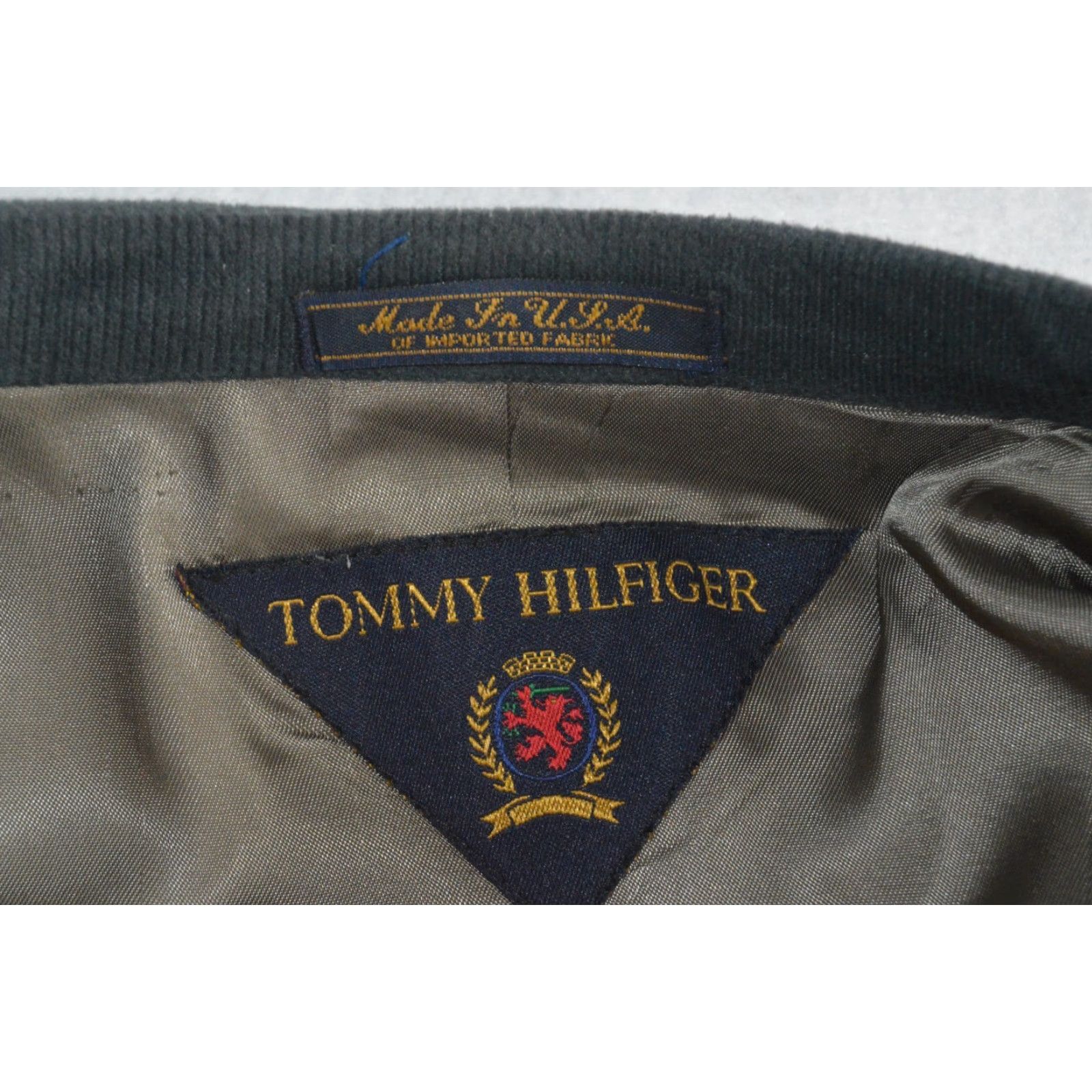 Tommy Hilfiger Tommy Hilfiger Vintage Designer Jacket Corduroy Made in USA Men's Green 40R Size US XXS / EU 40 - 4 Thumbnail