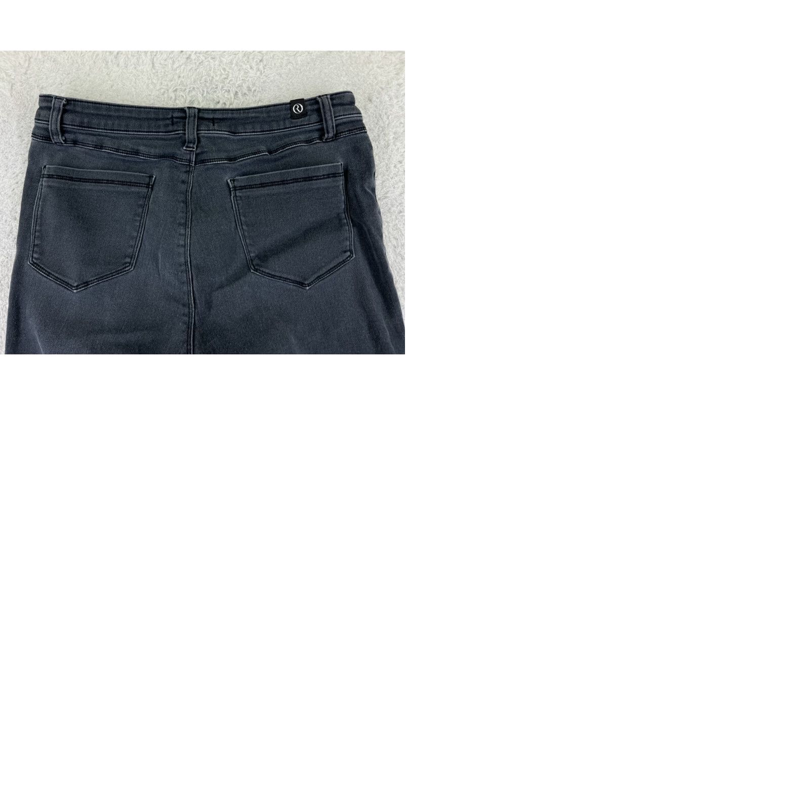 Denime One Republic For All Jeans Womens 12 Black Denim Skinny Mid Rise 28x25 Vintage No Size 34" / US 12 / IT 48 - 10 Thumbnail