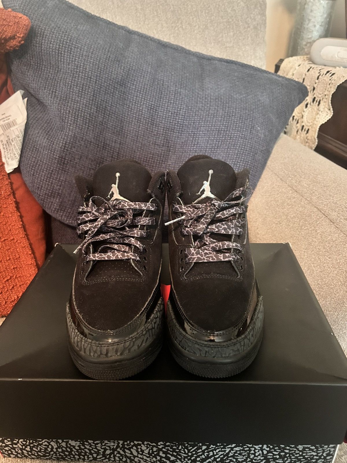 Jordan Brand Jordan 3 Black cat Size US 8.5 / EU 41-42 - 1 Thumbnail