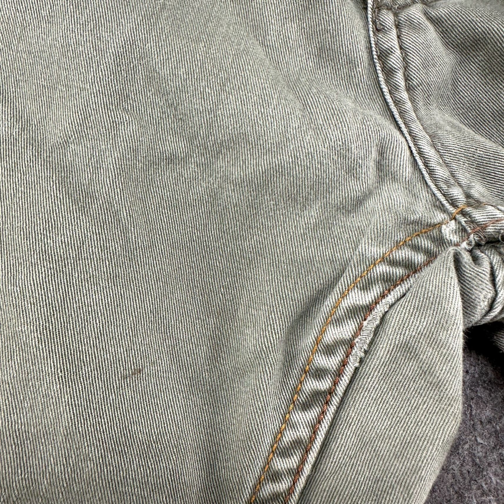 Vintage VINTAGE Kikwear Pants Mens 34x31 Green Chino Relaxed Straight 90s Workwear Mens Size US 34 / EU 50 - 3 Thumbnail