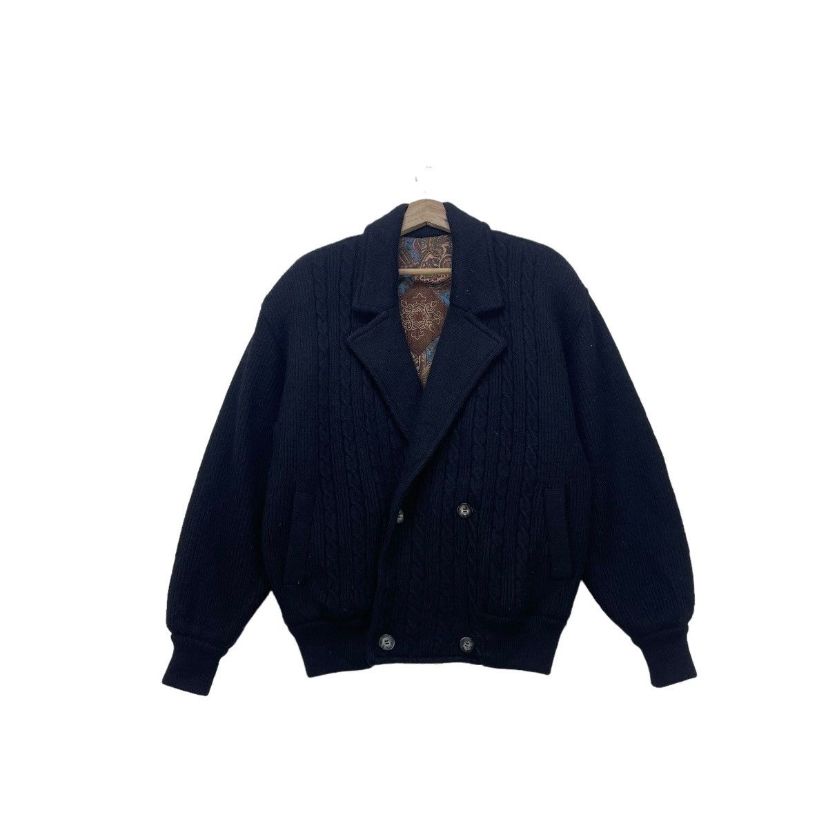 Other Italian Designer Monsieur Paris Wool Inspired Coogi Jacket Size US M / EU 48-50 / 2 - 2 Thumbnail