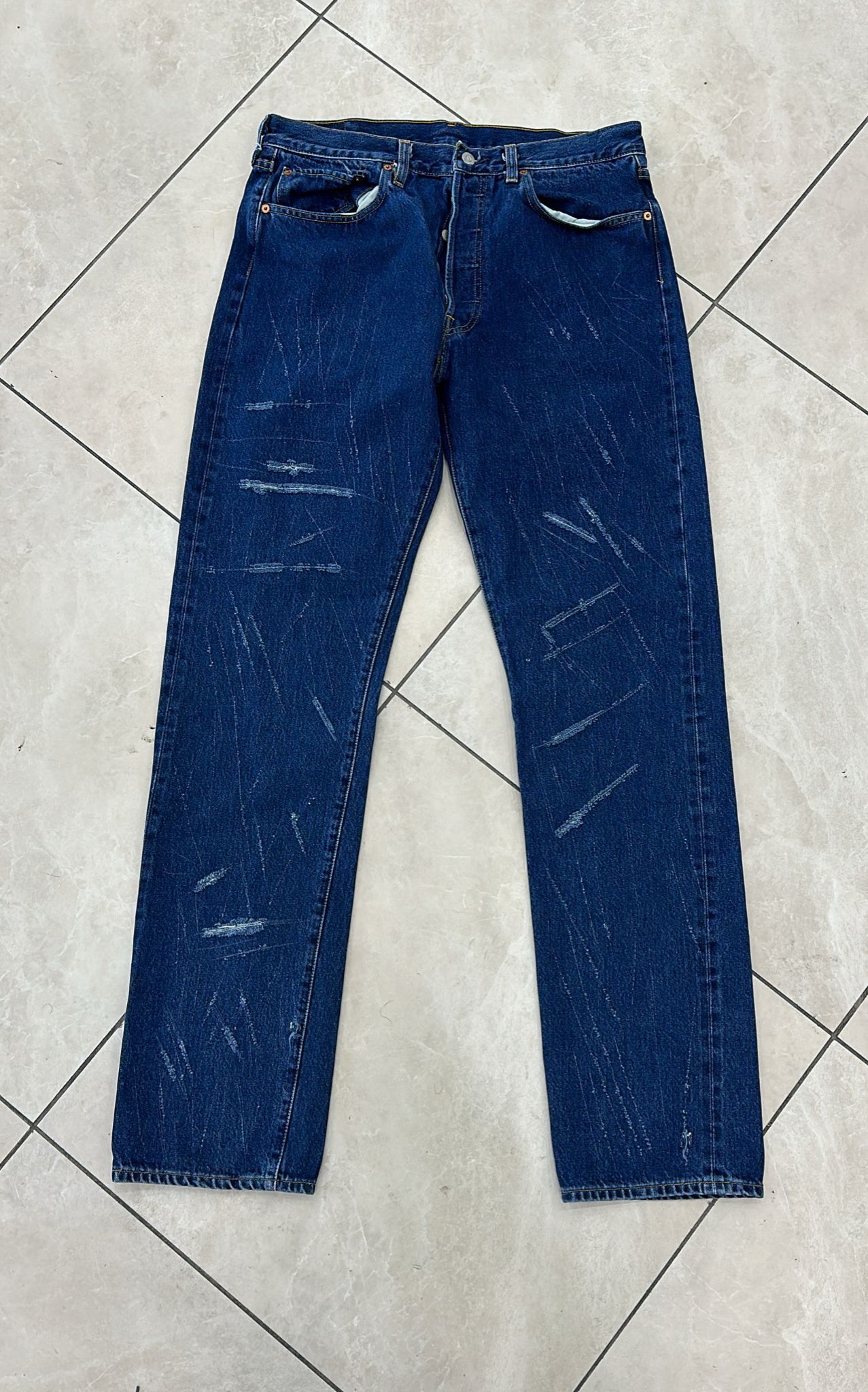 Levi's Vintage Clothing LVC Levi's Vintage Clothing 1984 501XX Broken Promise Jeans Size US 34 / EU 50 - 1 Thumbnail