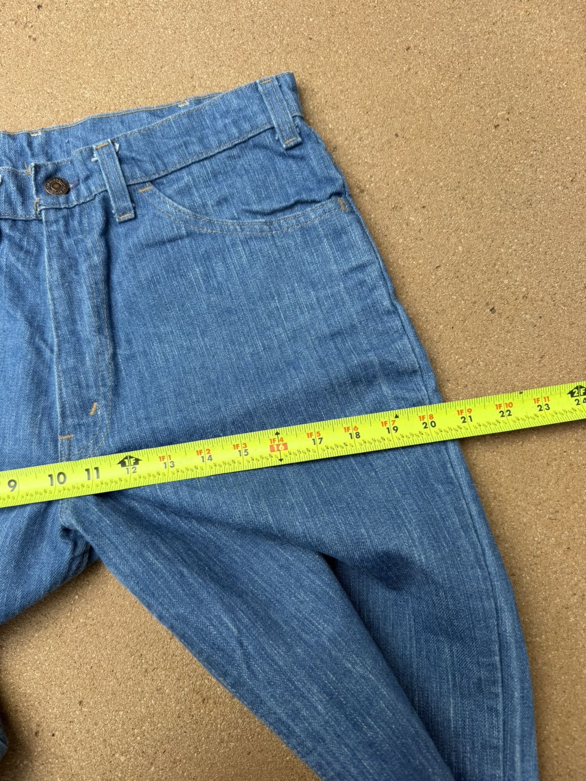 Levi's Vtg 70’s Levi’s 663 Orange Tab Bellbottom Flare Jeans 32x31 Size US 32 / EU 48 - 13 Thumbnail