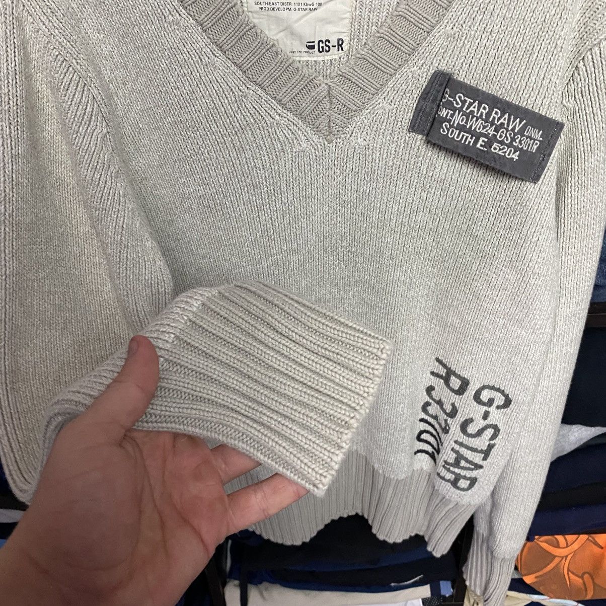 G-Star Vintage G Star Raw big logo y2k opium avantgarde sweater Size US L / EU 52-54 / 3 - 7 Thumbnail