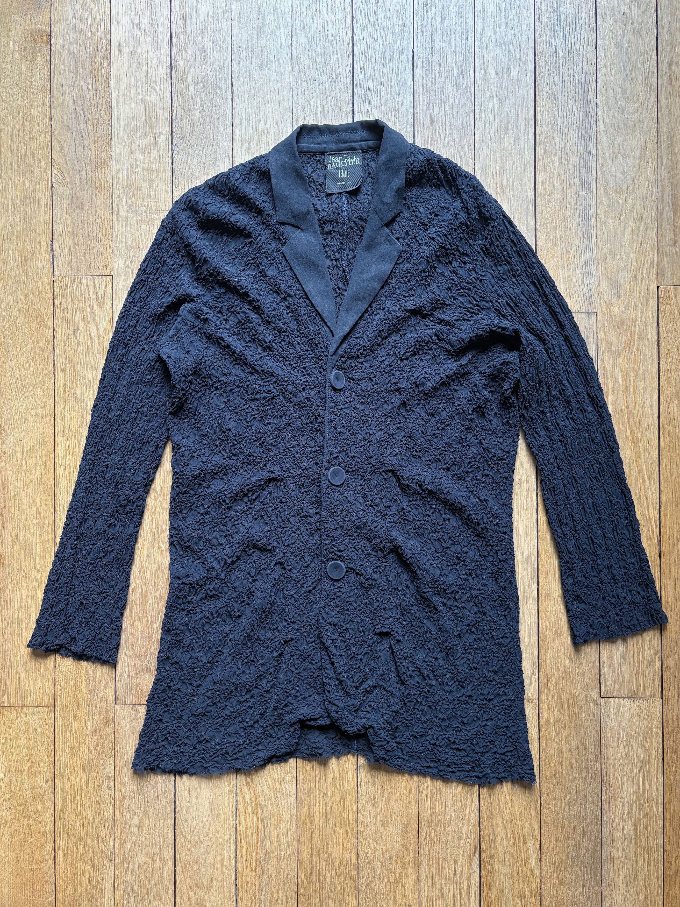 Jean Paul Gaultier Jean Paul Gaultier smocked blazer Size M / US 6-8 / IT 42-44 - 1 Thumbnail