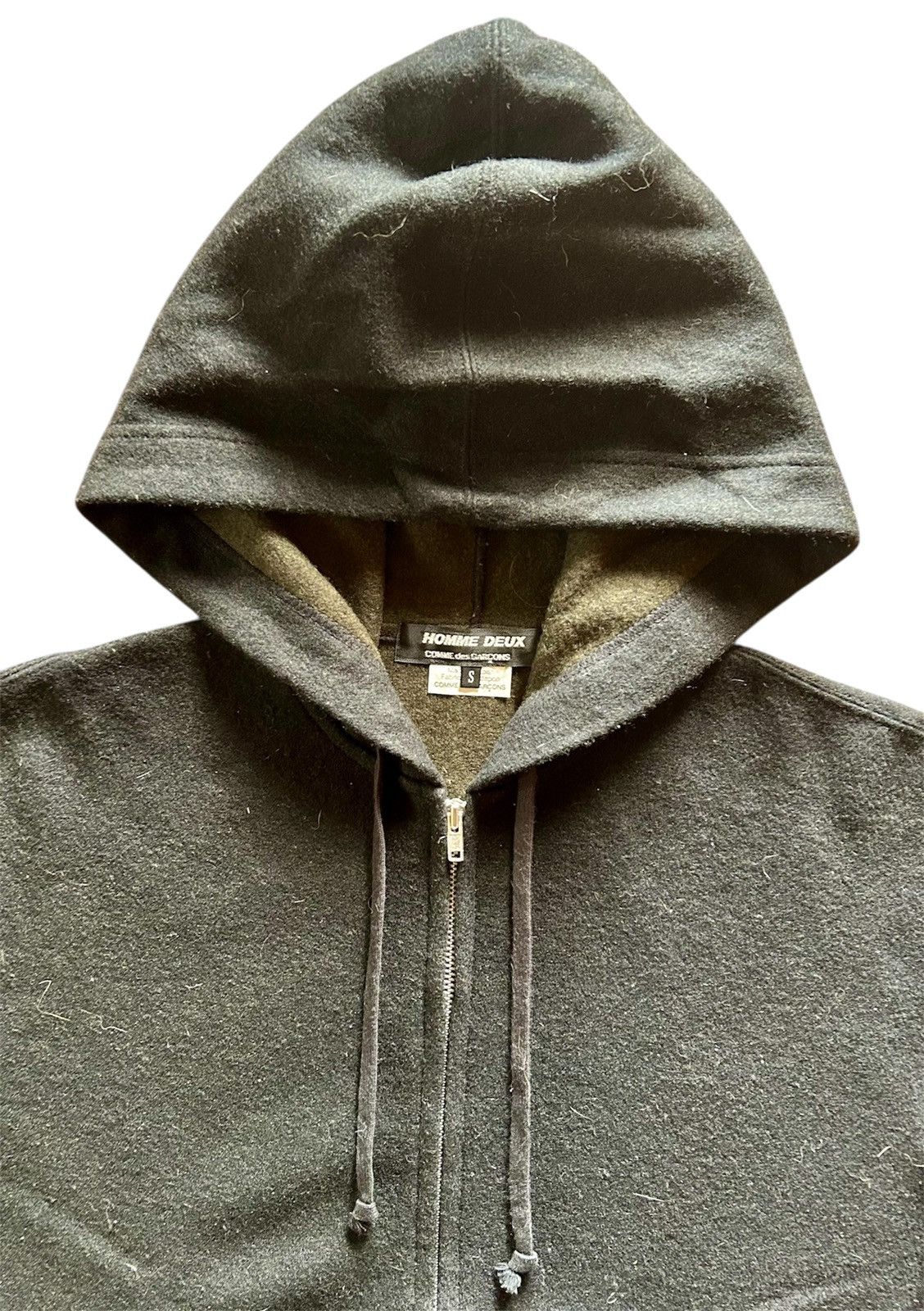 Comme des Garcons Homme Deux COMME DES GARCONS HOMME DEUX FULLZIP HOODIE Size US S / EU 44-46 / 1 - 3 Thumbnail