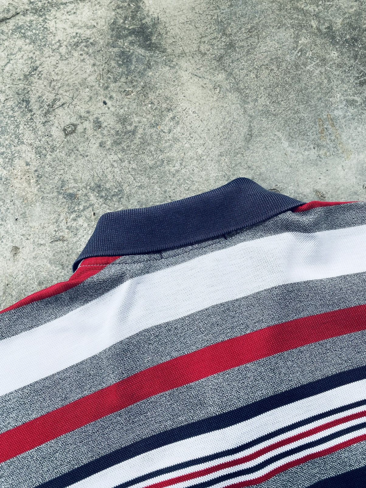 Burberry Vintage 90s Burberry Striped Polo Tees Size US L / EU 52-54 / 3 - 14 Thumbnail