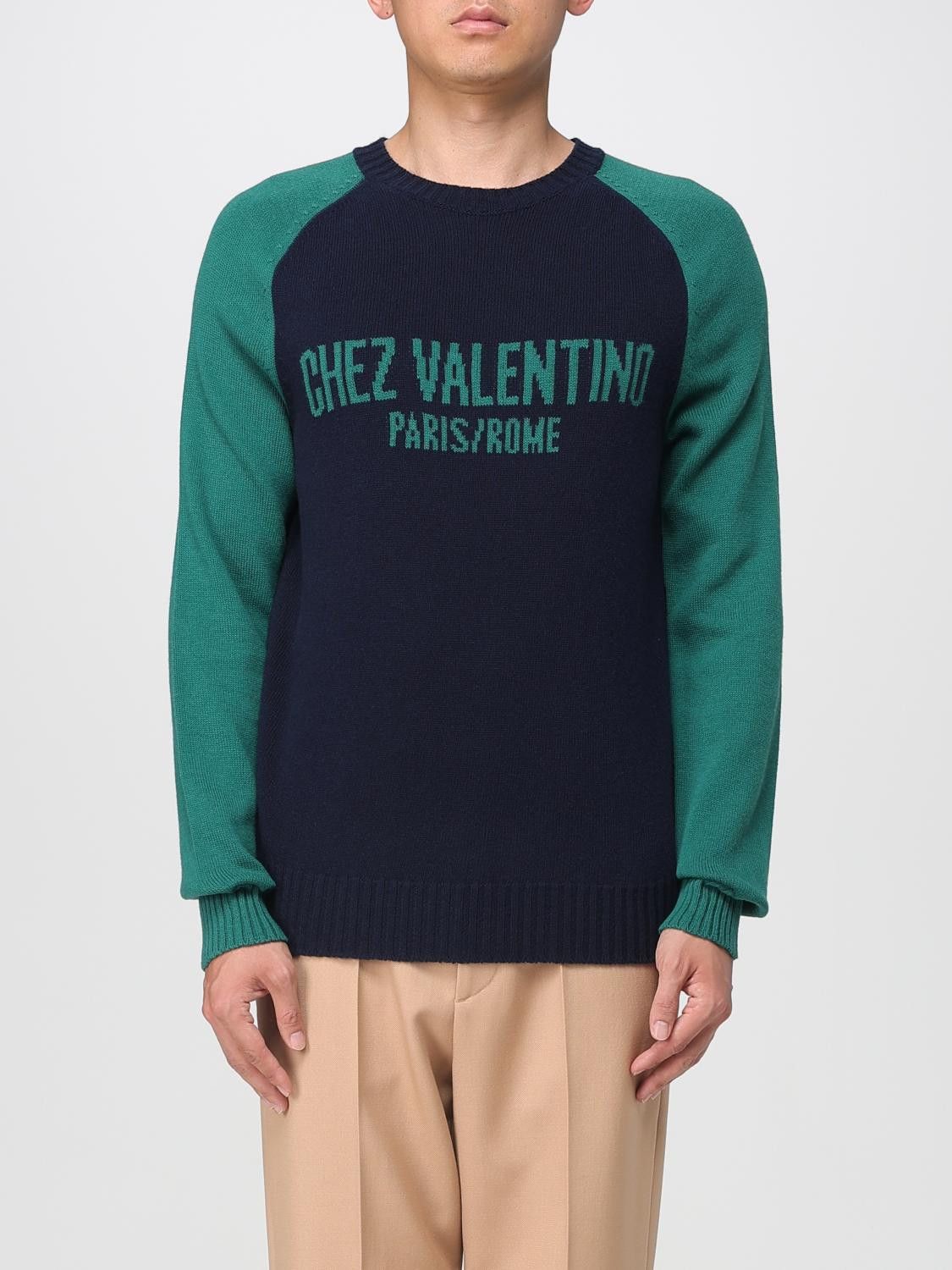 Valentino Valentino Sweater Men Blue Size US L / EU 52-54 / 3 - 1 Thumbnail
