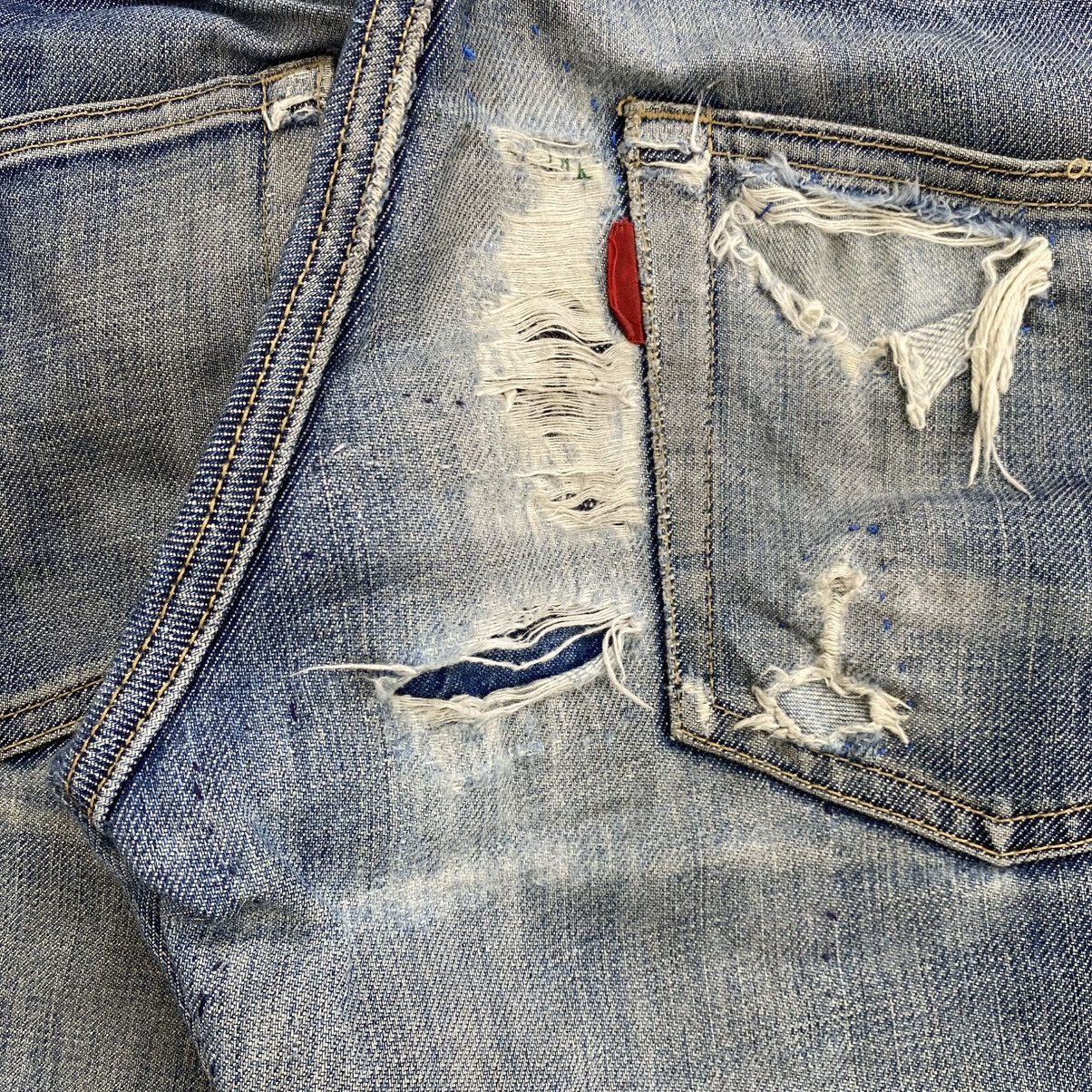 Beauty Beast 90s Beauty Beast Distressed Punk Lgb Goa Grunge Denim Pants Size US 32 / EU 48 - 16 Thumbnail