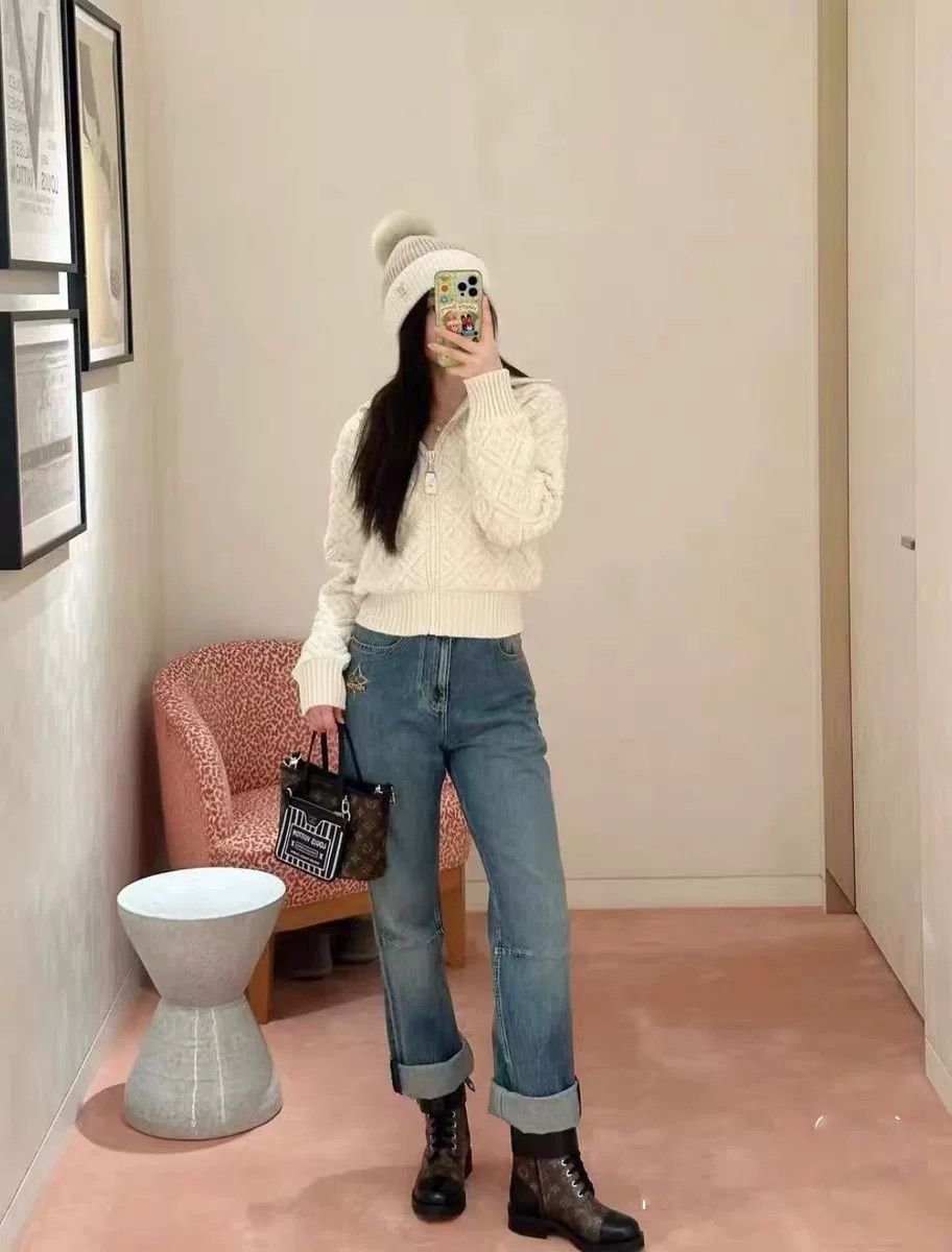 Louis Vuitton Louis Vuitton 24 Ski Blue Straight Jeans Size 36" / US 14 / IT 50 - 1 Thumbnail