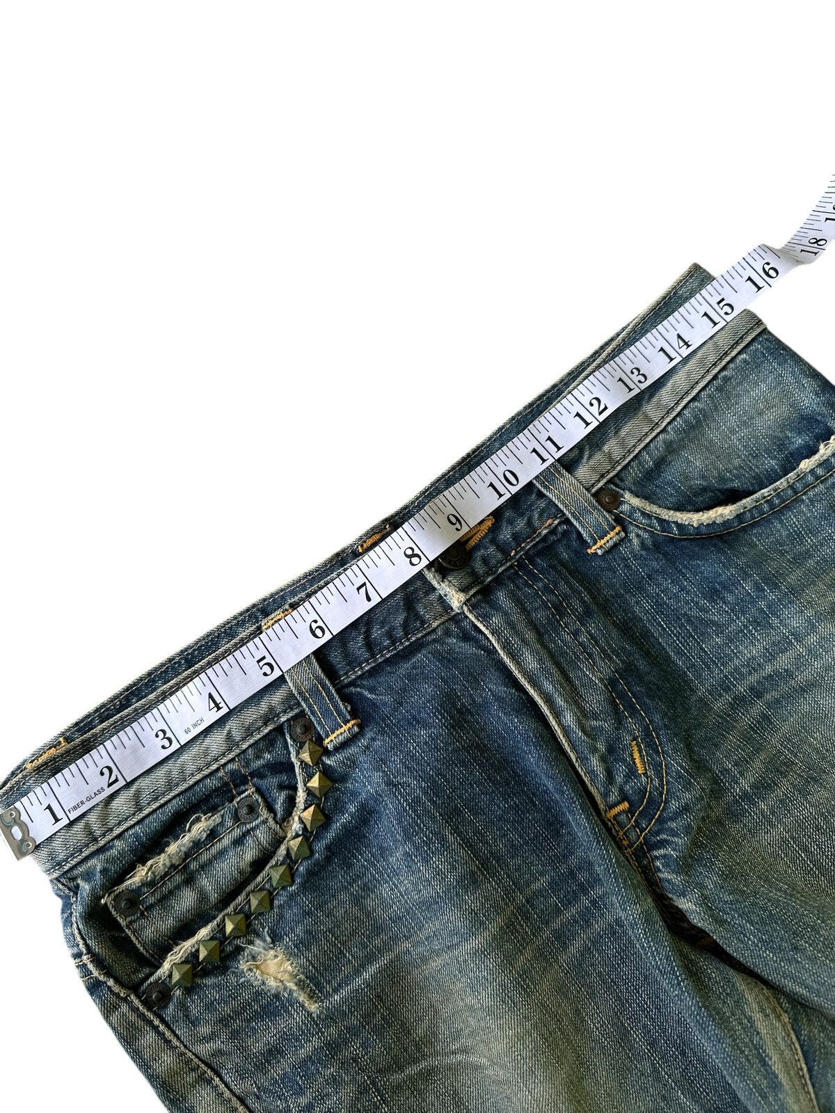 Edwin Japanese Brand Edwin Studded Pocket🎌💥 Size US 30 / EU 46 - 6 Thumbnail