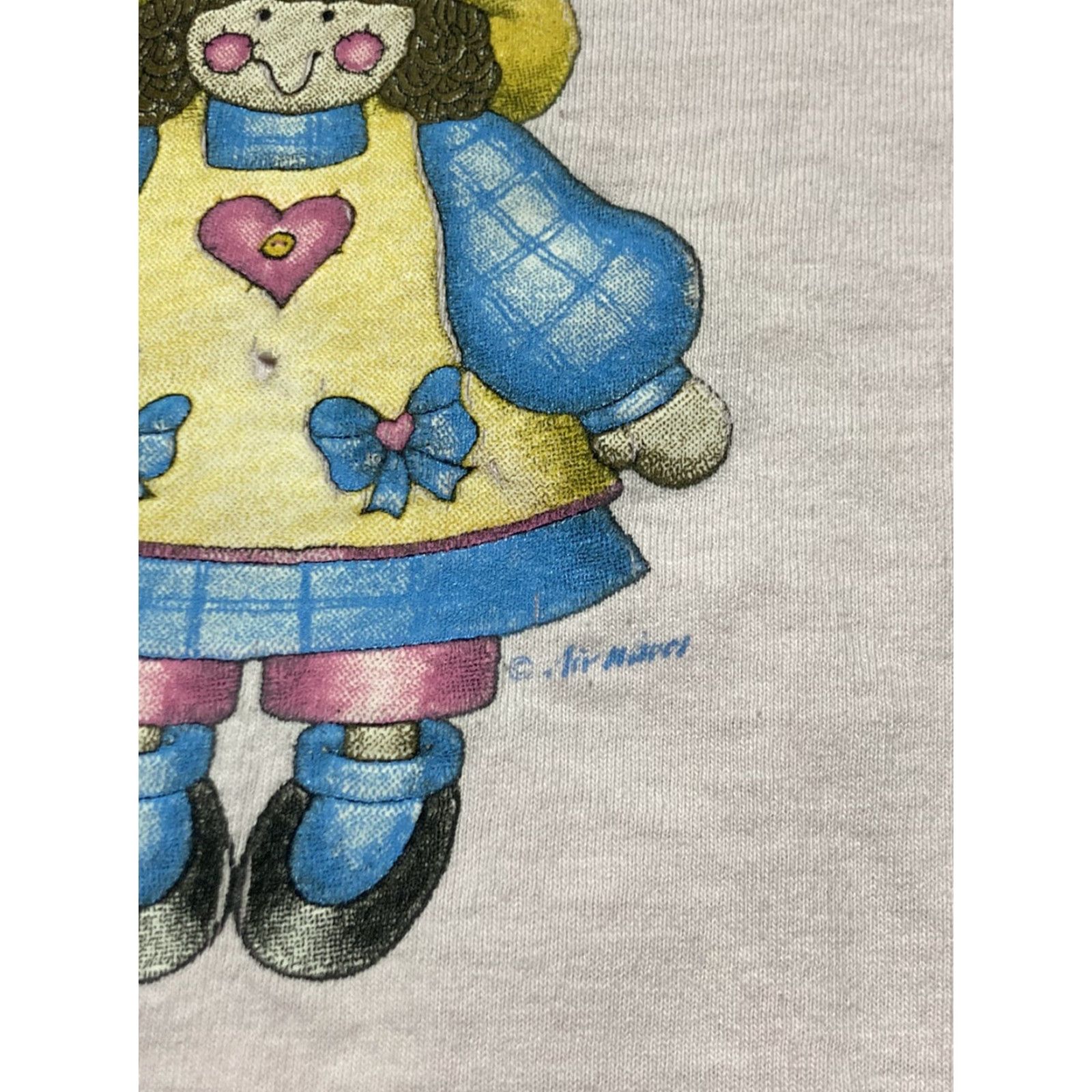 Gildan VINTAGE 90s Grandma T Shirt Sewing Love Means Sew Much Doll Y2K Cute XL Pink Womens T-Shirt Love 90s Vintage Gildan XL Size XL / US 12-14 / IT 48-50 - 3 Thumbnail