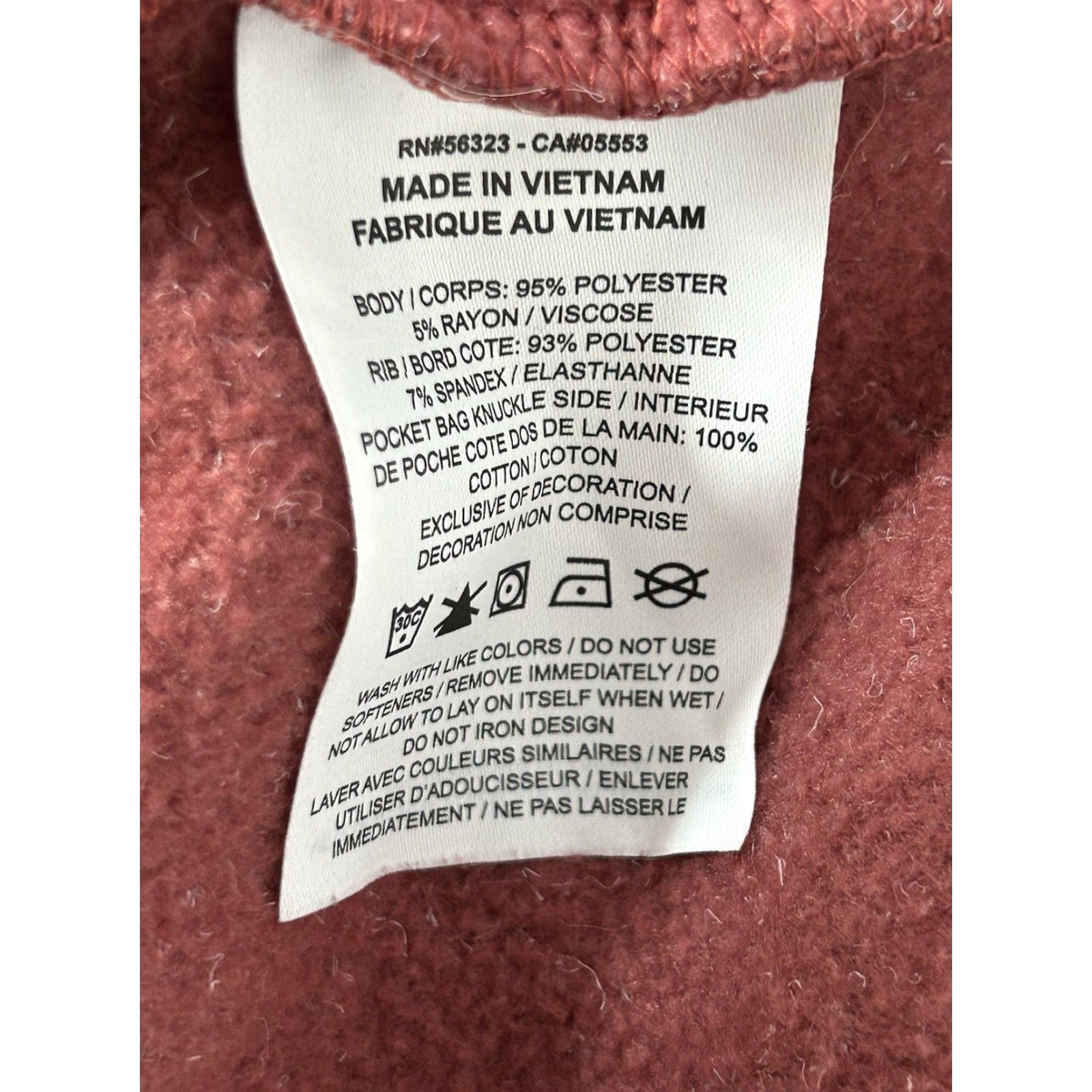 Nike Nike Therma-FIT Cowl Neck Fleece Pullover Women's L Pink Solid Logo Knit-Style Casual Sweater Size L / US 10 / IT 46 - 6 Thumbnail