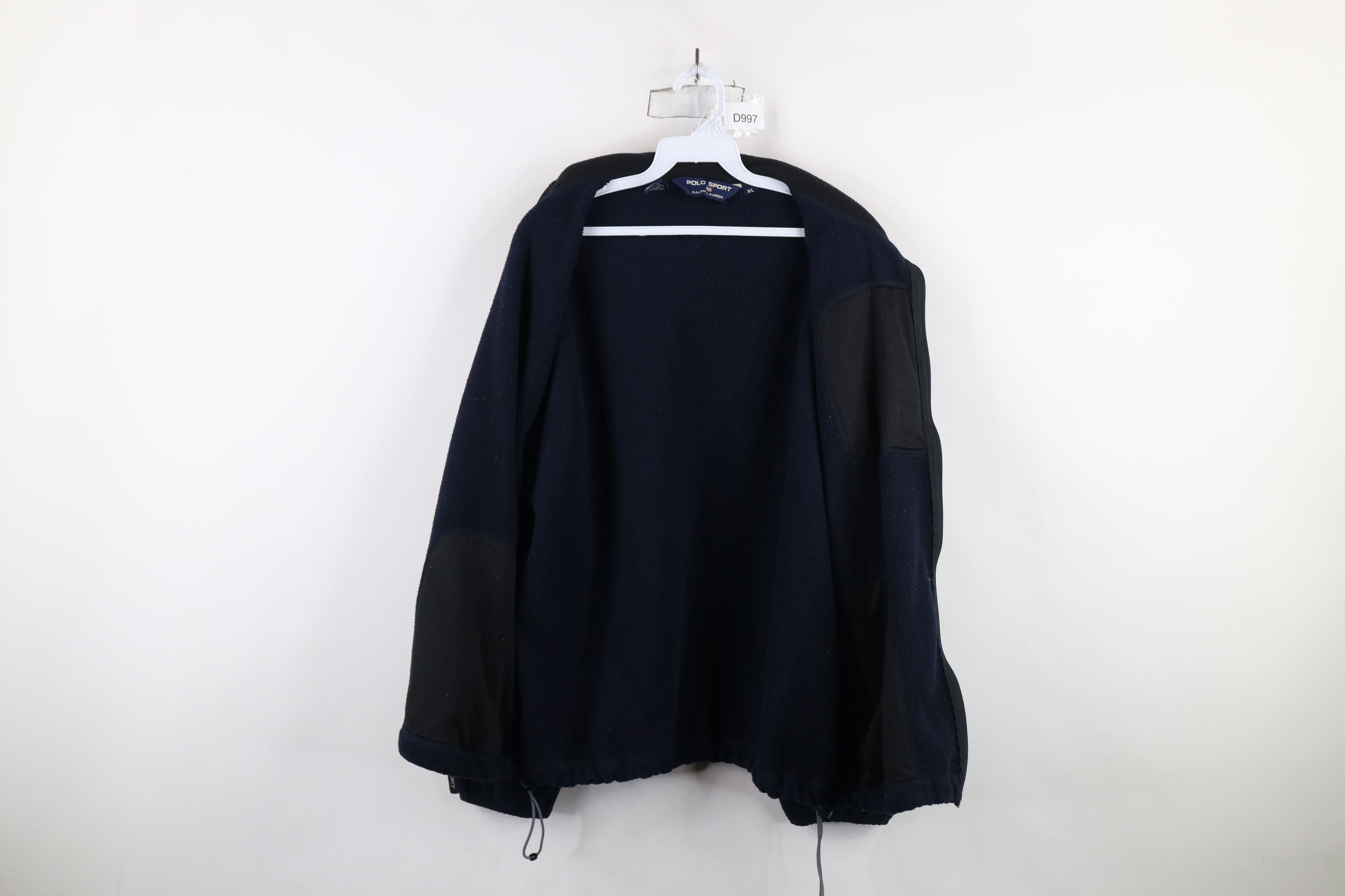 Ralph Lauren × Vintage Vintage 90s Polo Sport Ralph Lauren Fleece Jacket Blue USA Size US XL / EU 56 / 4 - 12 Thumbnail