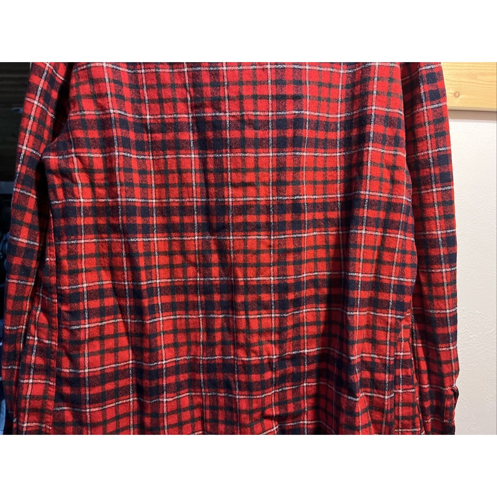 Pendleton Pendleton VTG Men’s M Red Plaid Wool Button Flannel Jacket Size US M / EU 48-50 / 2 - 12 Thumbnail
