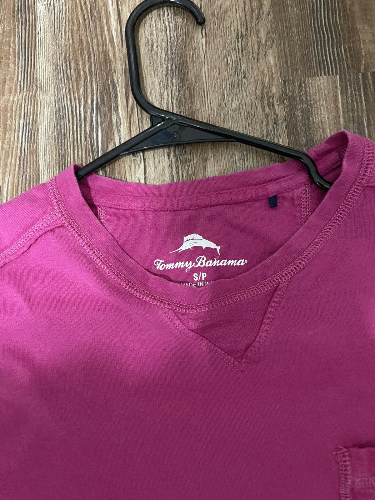 Tommy Bahama Long Sleeve Crew Neck Shirt Garment Dye Fuchsia Magenta Size US S / EU 44-46 / 1 - 9 Thumbnail