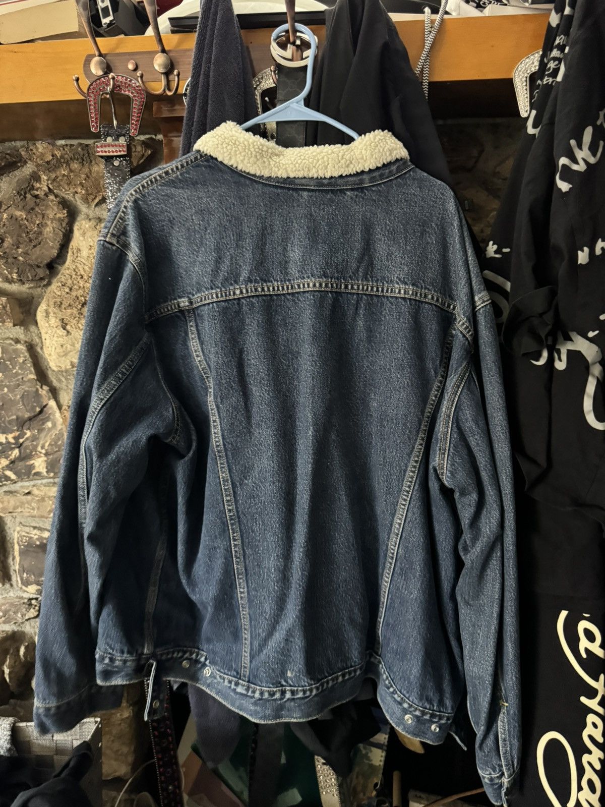 Levi's Levis Sherpa Denim Jacket Size US XXL / EU 58 / 5 - 3 Thumbnail