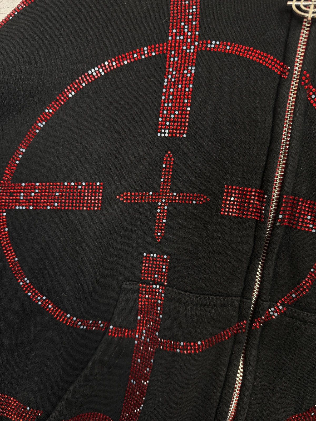 Named Collective Named Collective Mission Zip Hoodie Black/Red Target Size US M / EU 48-50 / 2 - 13 Thumbnail