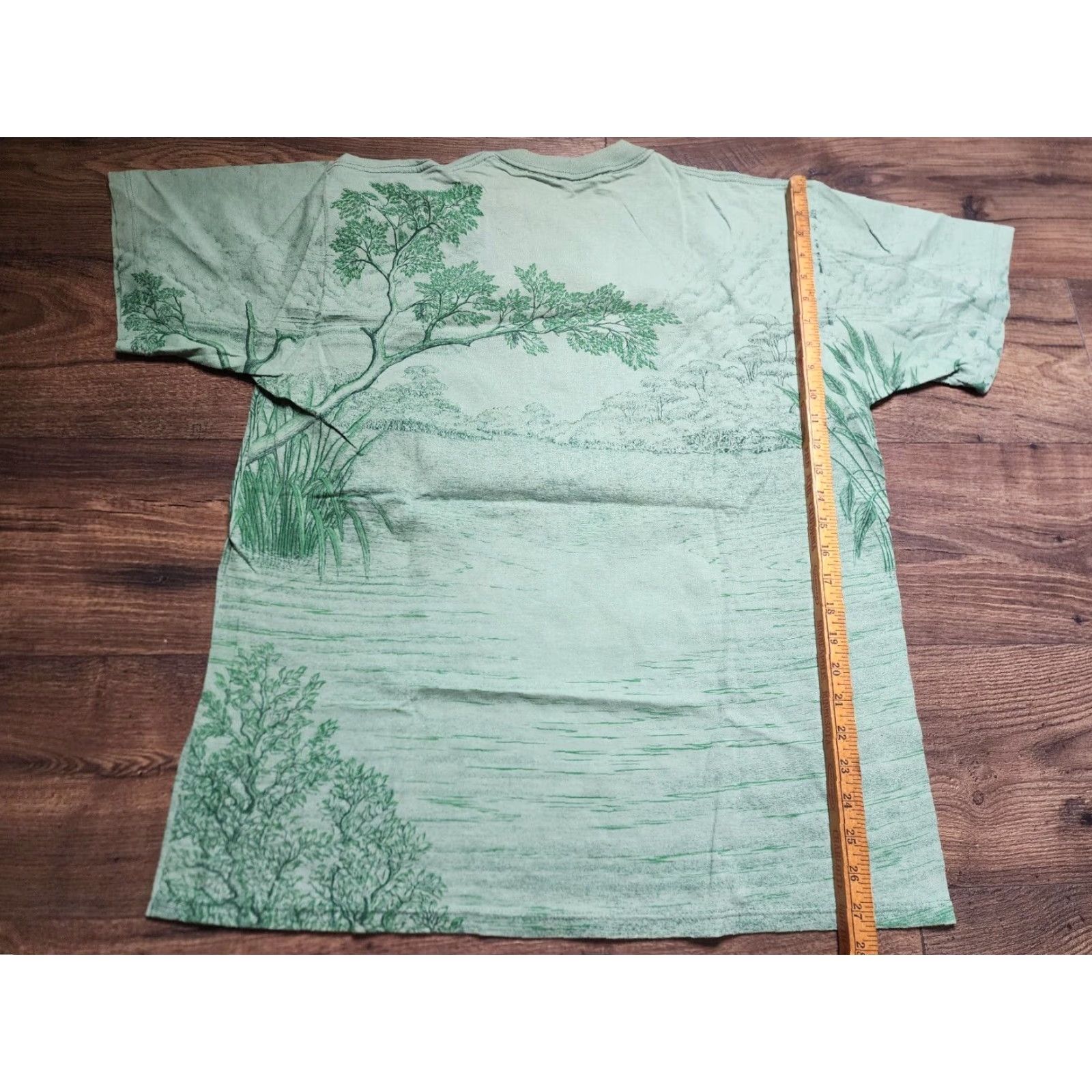 Disney VINTAGE Disney Mickey Mouse All Over Print Short Sleeve T Shirt Mens XL Green Size US XL / EU 56 / 4 - 3 Thumbnail