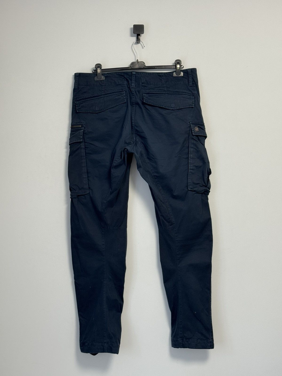 G-Star G-Star Raw Rovic Zip 3D Straight Tapered Blue Cargo Pants Size US 36 / EU 52 - 10 Thumbnail