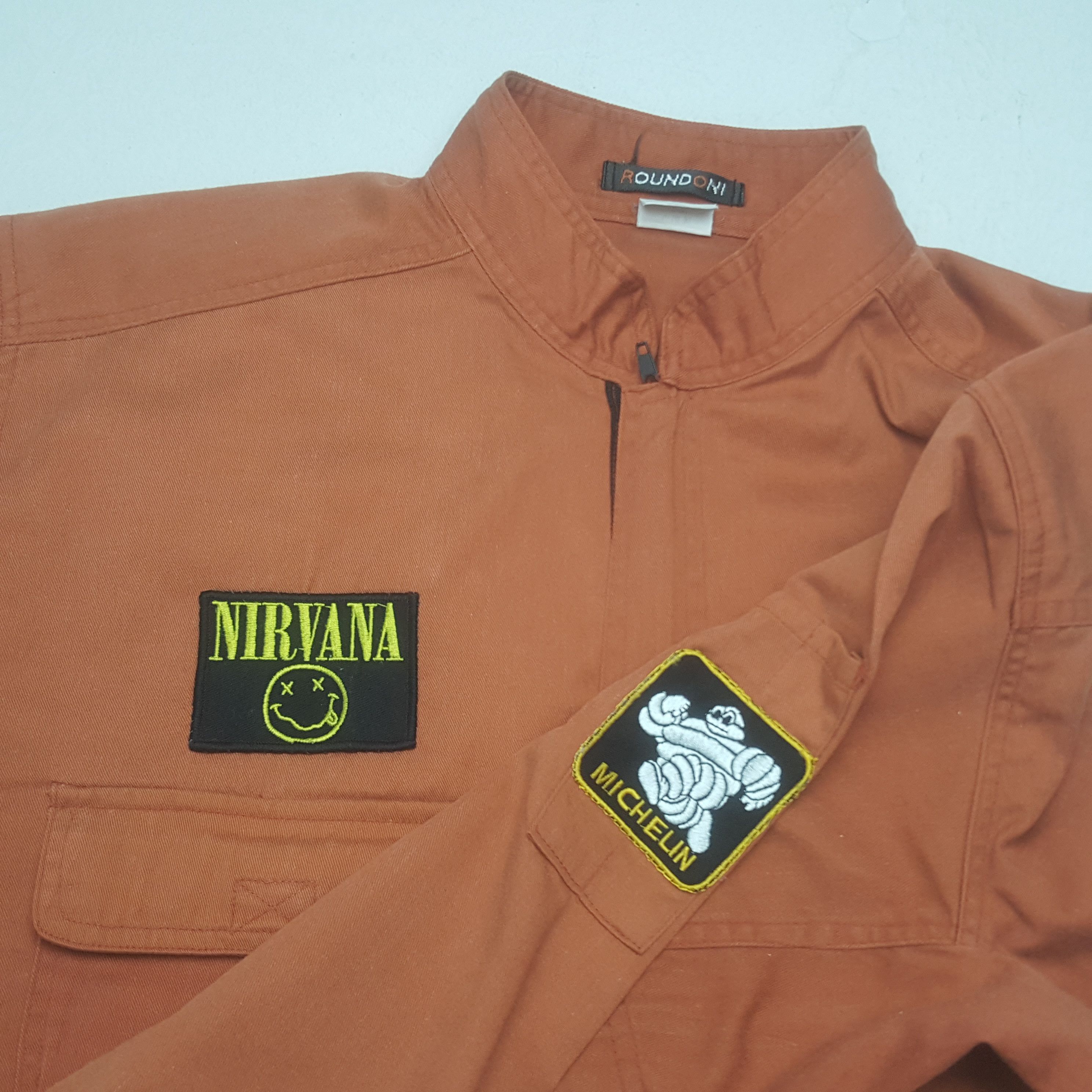 Nirvana × Vintage Vintage Nirvana x Michelin Patches Work Coverall Jacket Size US L / EU 52-54 / 3 - 13 Thumbnail