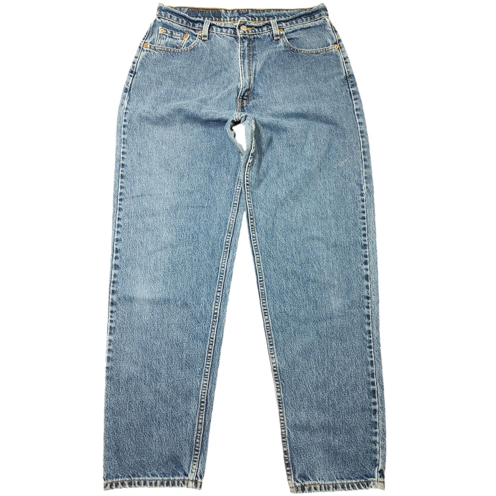 Levi's VINTAGE Levi's Jeans Womens 12 Straight Leg 560 High Rise Loose Fit 31 Inseam Blue 100% Cotton Denim 5-Pocket Regular Inseam 31 Mens Womens Size 34" / US 12 / IT 48 - 2 Thumbnail