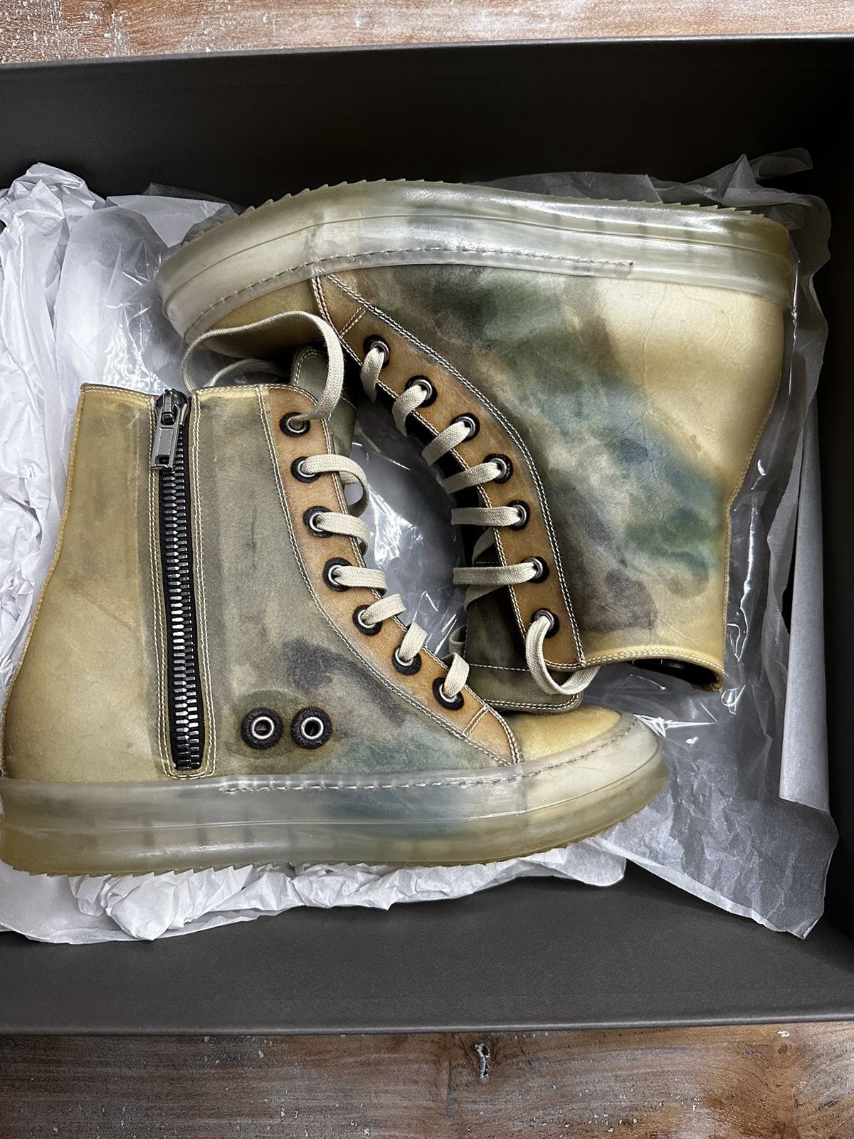 Rick Owens *holy grail* Babel ramones! Size US 7.5 / EU 40-41 - 11 Thumbnail