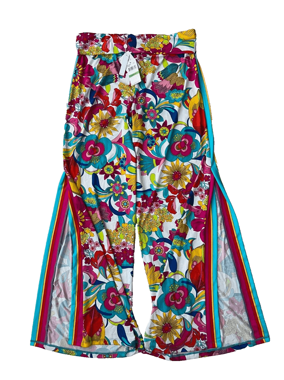 Trina Turk Trina Turk Fontaine Swim Cover Up Pant Floral ( L ) Size 36" / US 14 / IT 50 - 7 Thumbnail