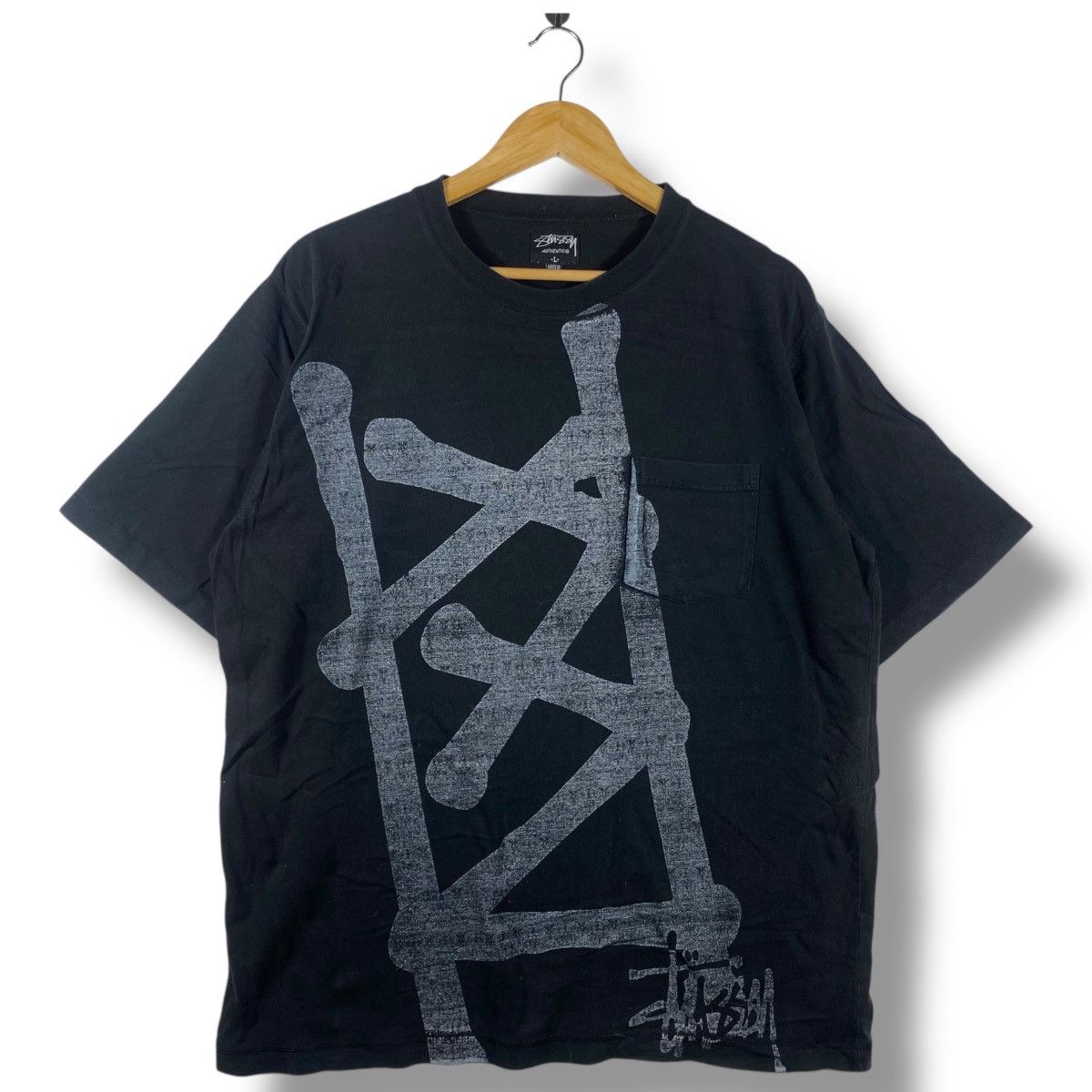 Stussy STUSSY Anniversary Big Graphic Pocket Tee Shirt Large Size Size US L / EU 52-54 / 3 - 1 Thumbnail