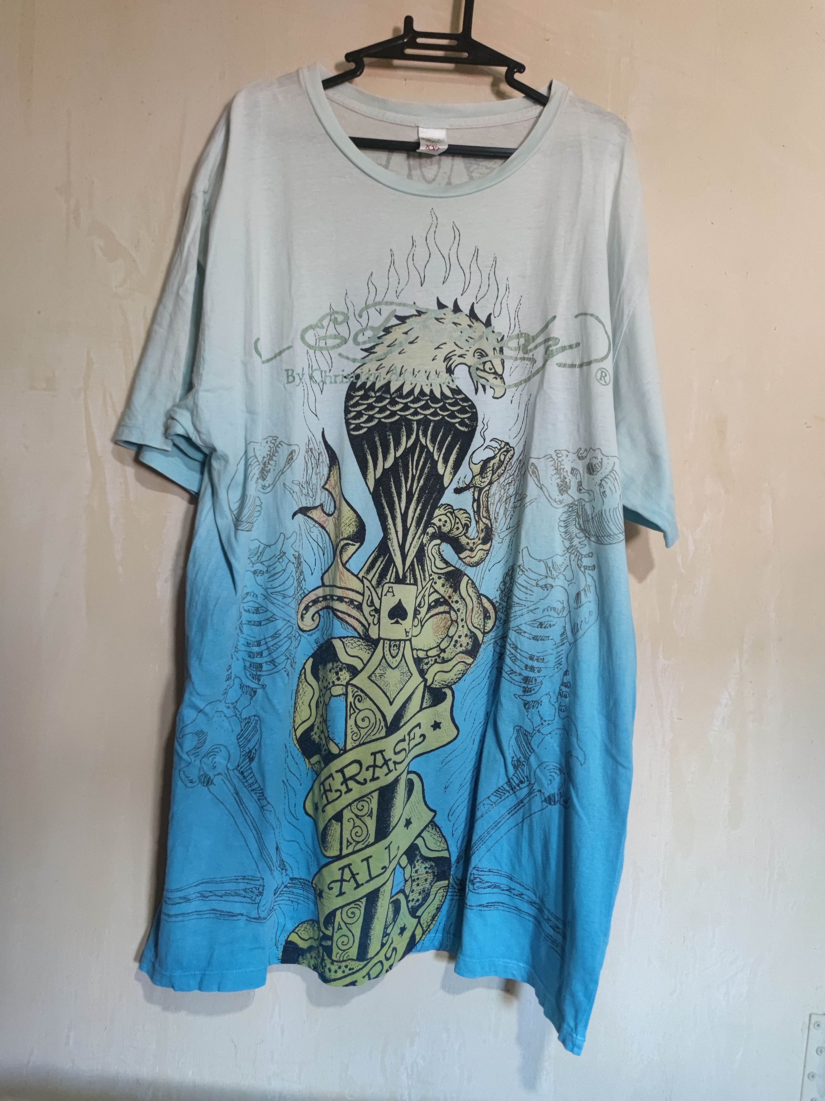 Christian Audigier × Ed Hardy Ed Hardy X Christian Audigier Back To Back Print (Very Rare) Size US XXL / EU 58 / 5 - 4 Thumbnail