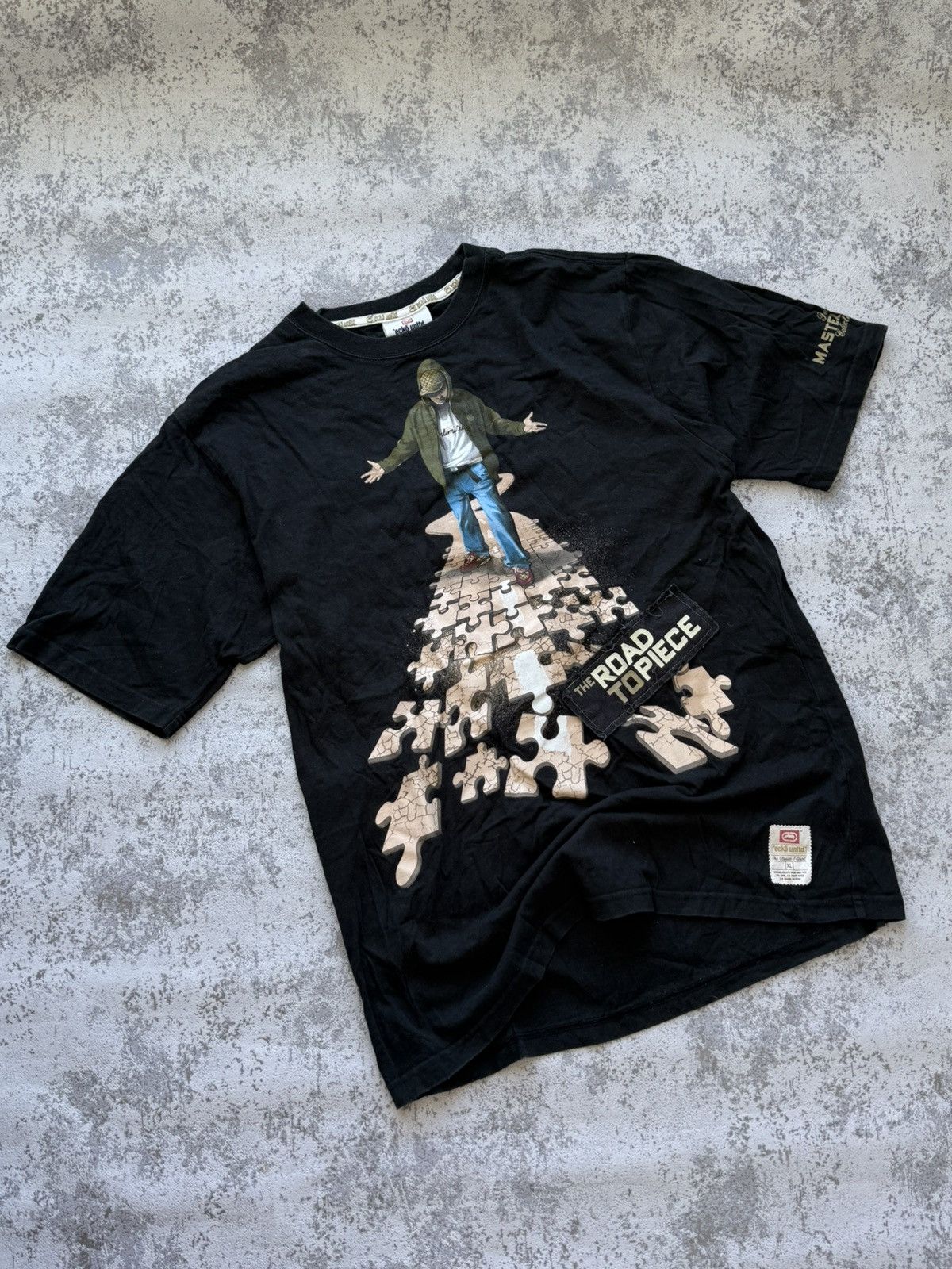 Marc Ecko × Vintage Marc Ecko Unldt. Rap Vintage Y2K T-Shirt Size US XL / EU 56 / 4 - 1 Thumbnail