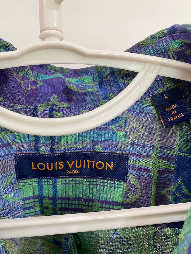 Louis Vuitton Louis Vuitton Neon plaid shirt Size US L / EU 52-54 / 3 - 3 Thumbnail