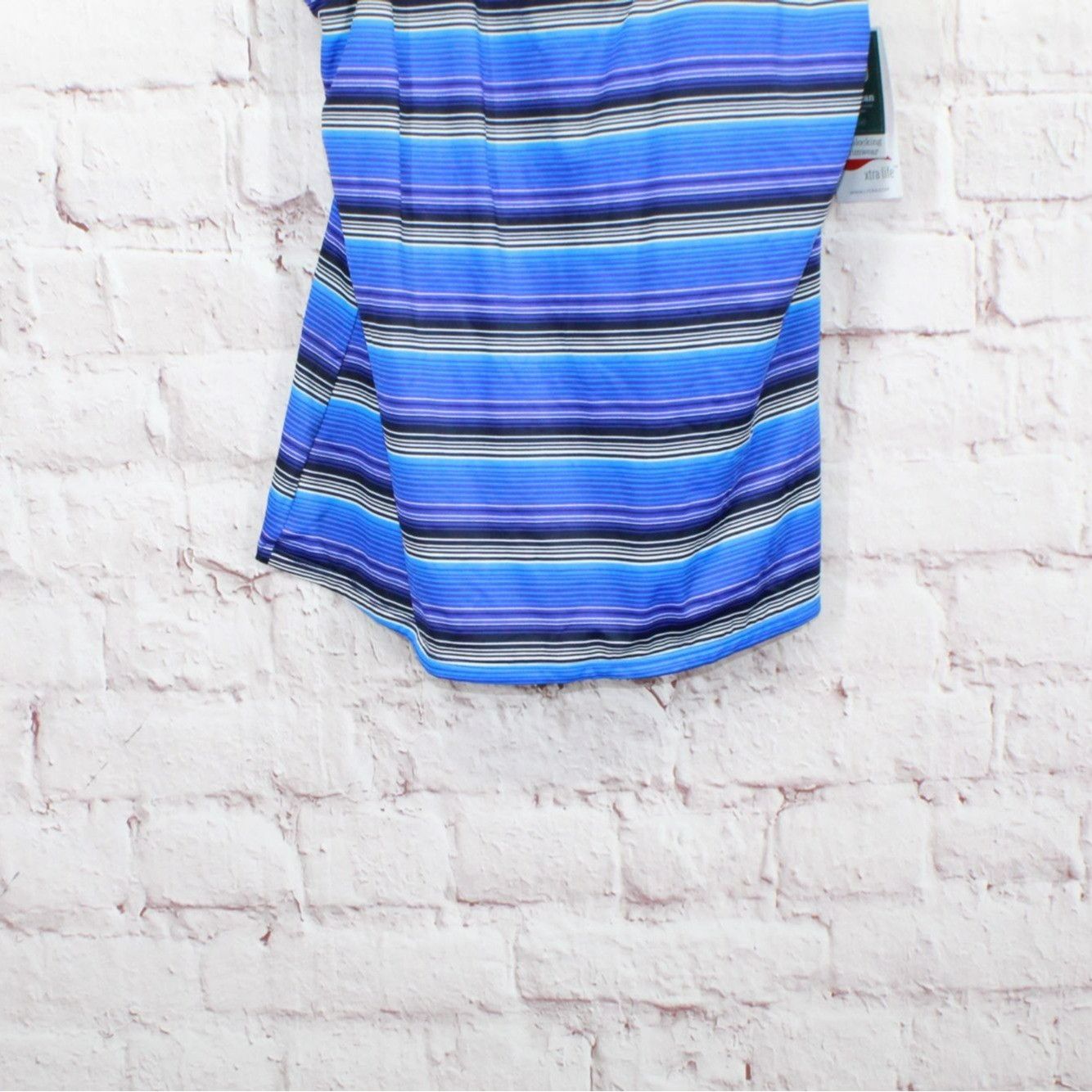L.L. Bean × Swims LL Bean Striped Tankini Sunblocking Swimwear Top Size M / US 6-8 / IT 42-44 - 3 Thumbnail