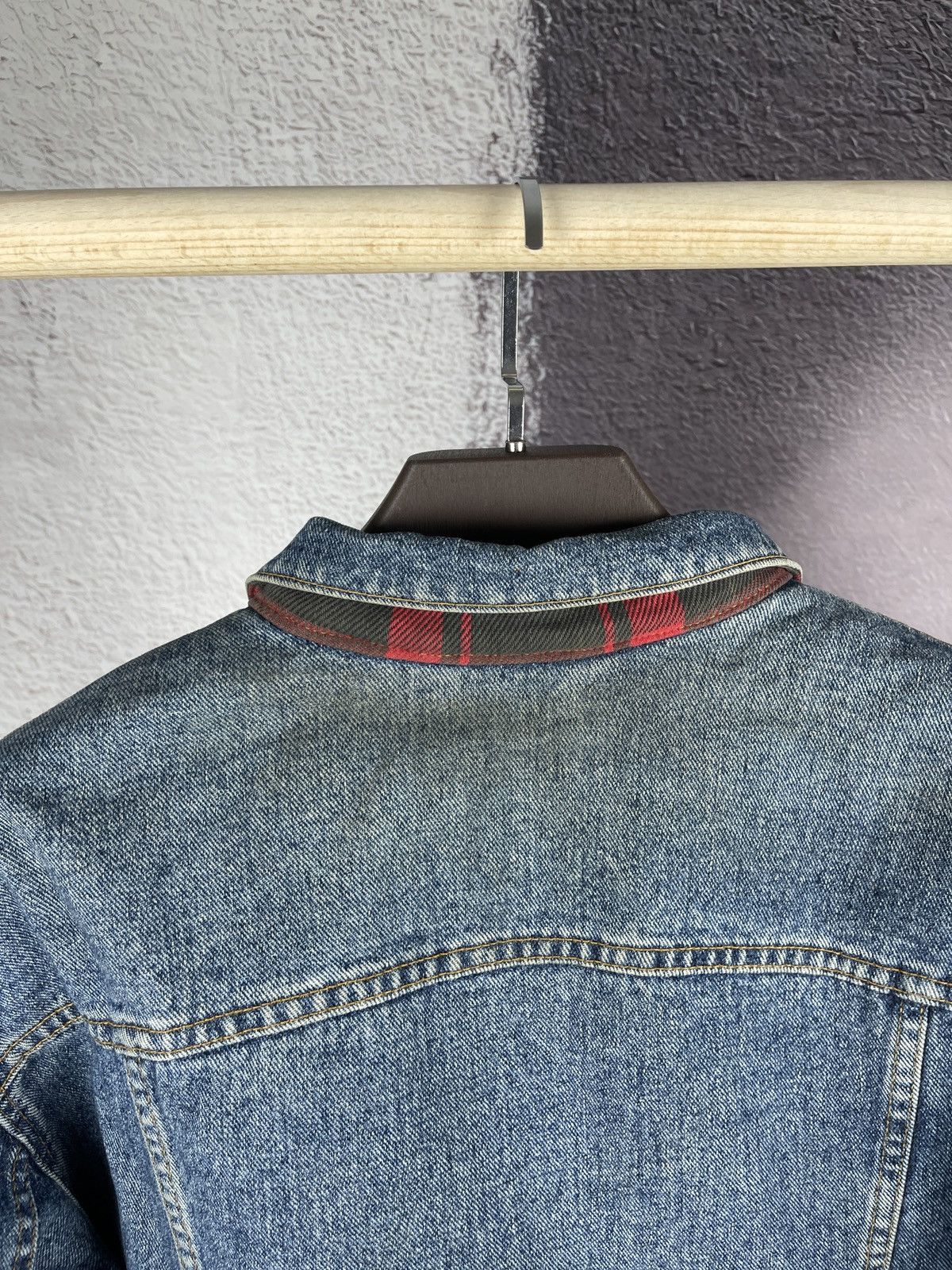 Levi's Levi’s vintage 90s faded checkered lining trucker jacket Size US XL / EU 56 / 4 - 16 Thumbnail