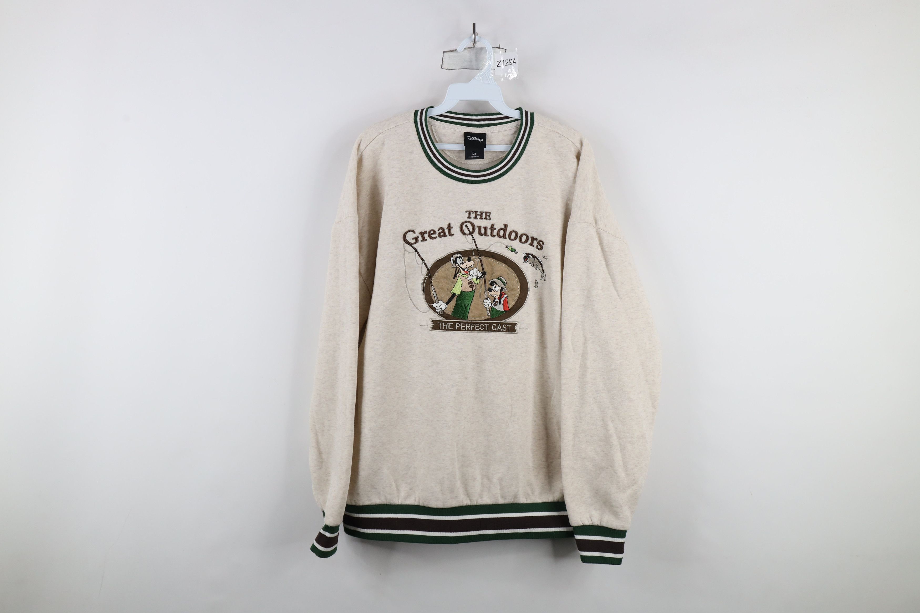Disney × Vintage Vintage Y2K Disney Outdoors Perfect Cast Goofy Sweatshirt Size US M / EU 48-50 / 2 - 1 Thumbnail