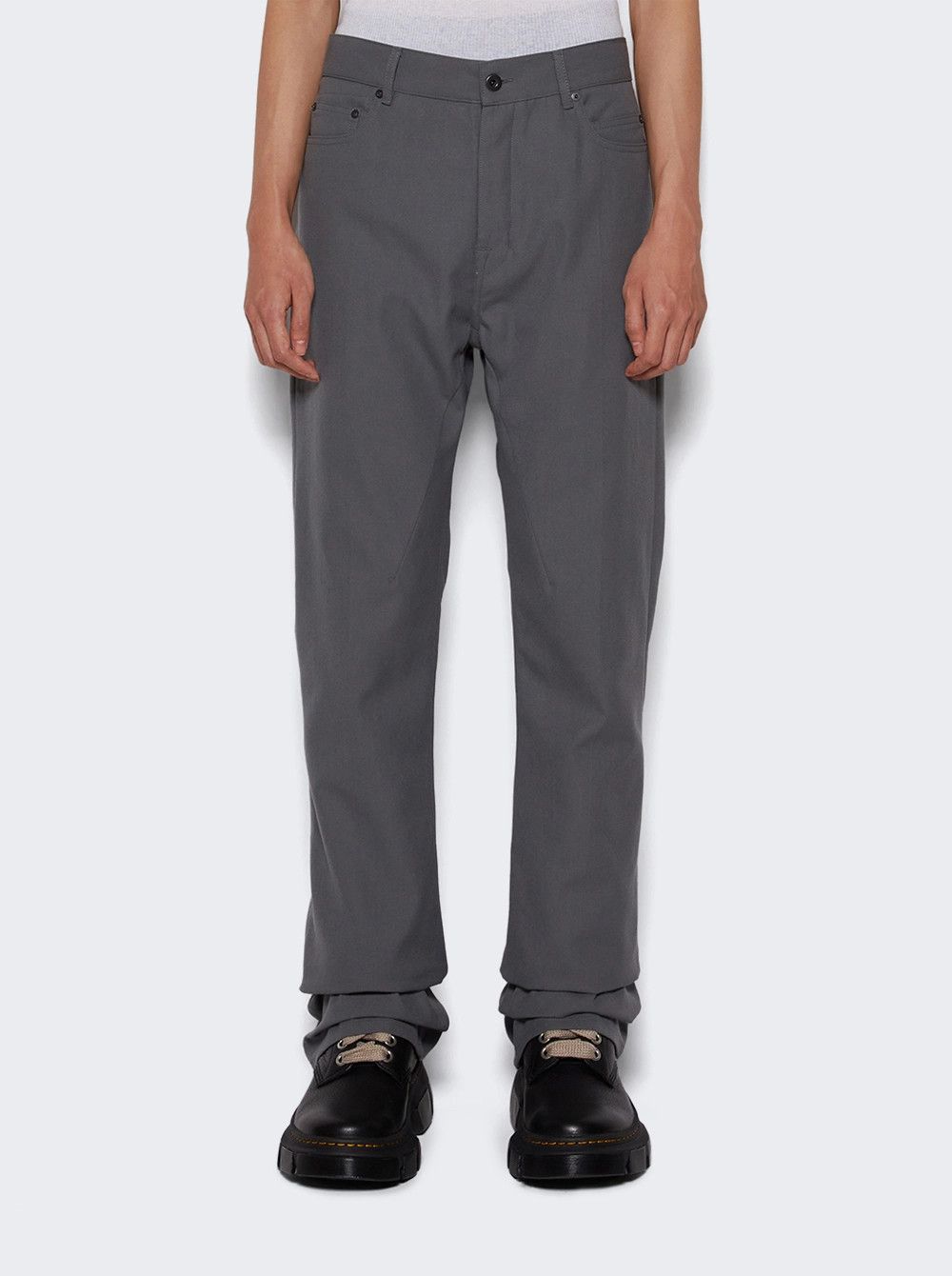 Rick Owens Rick Owens Jim Slim Fit Bootcut Pants Size US 36 / EU 52 - 2 Thumbnail