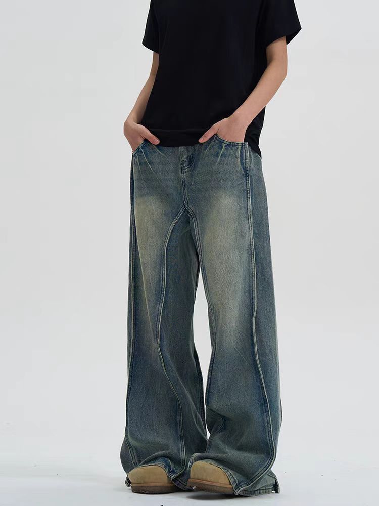 Japanese Brand × Jean High street deconstructed patchwork distressed jeans Size US 30 / EU 46 - 1 Thumbnail