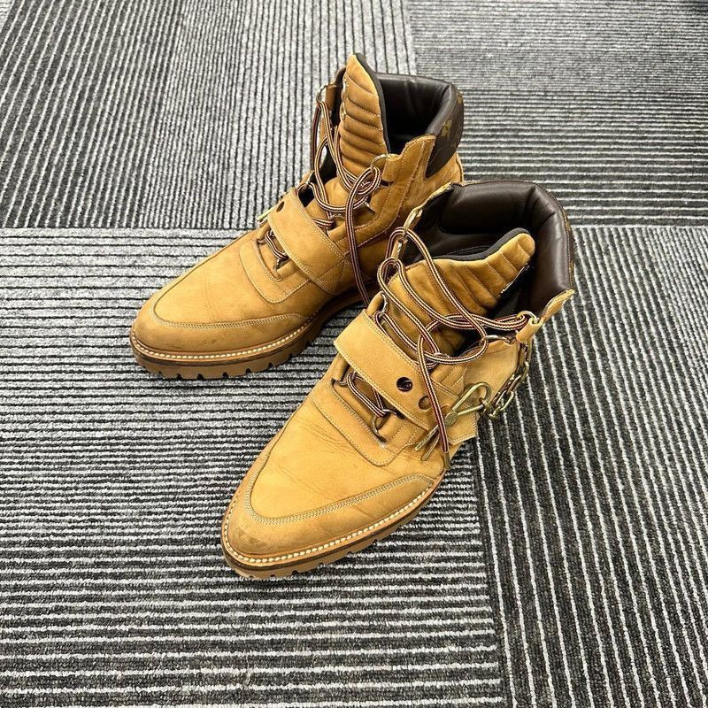Louis Vuitton Louis Vuitton Creeper Leather Martin Boots 0079 Size US 7 / IT 37 - 1 Thumbnail