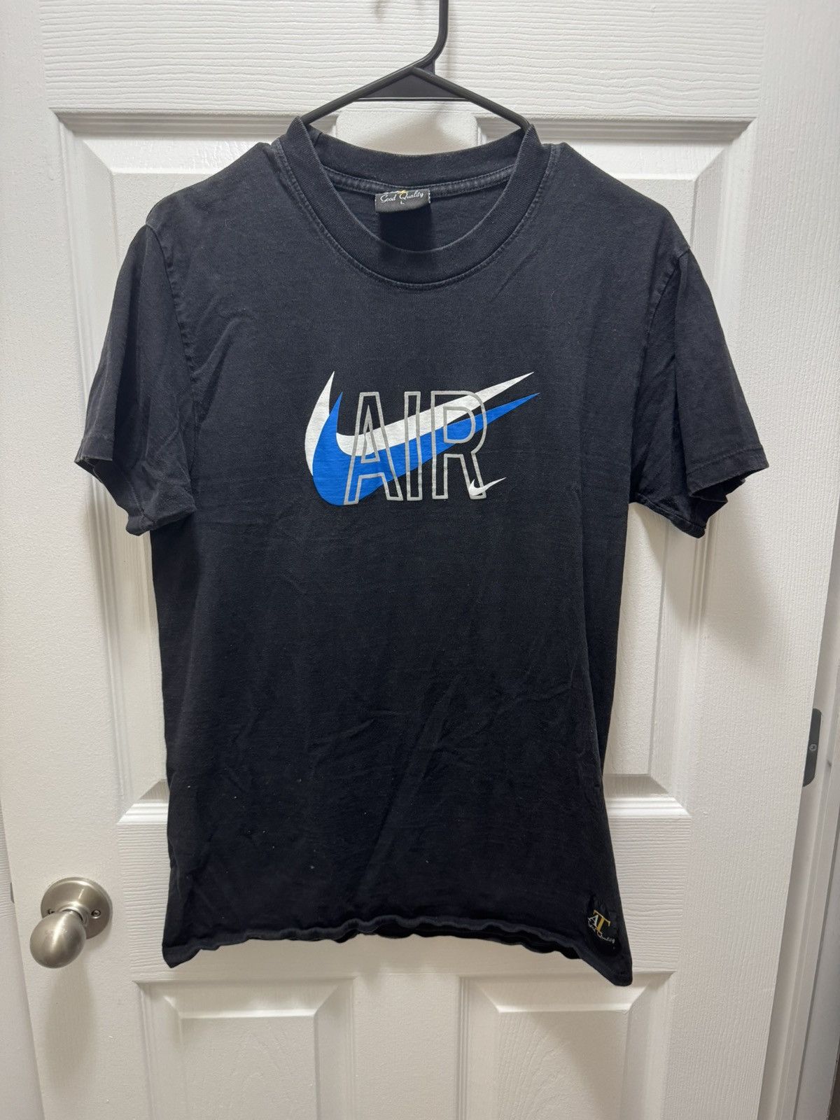 Nike Nike Double Swoosh Vintage Bootleg AT Good Quality RARE Size US L / EU 52-54 / 3 - 1 Thumbnail