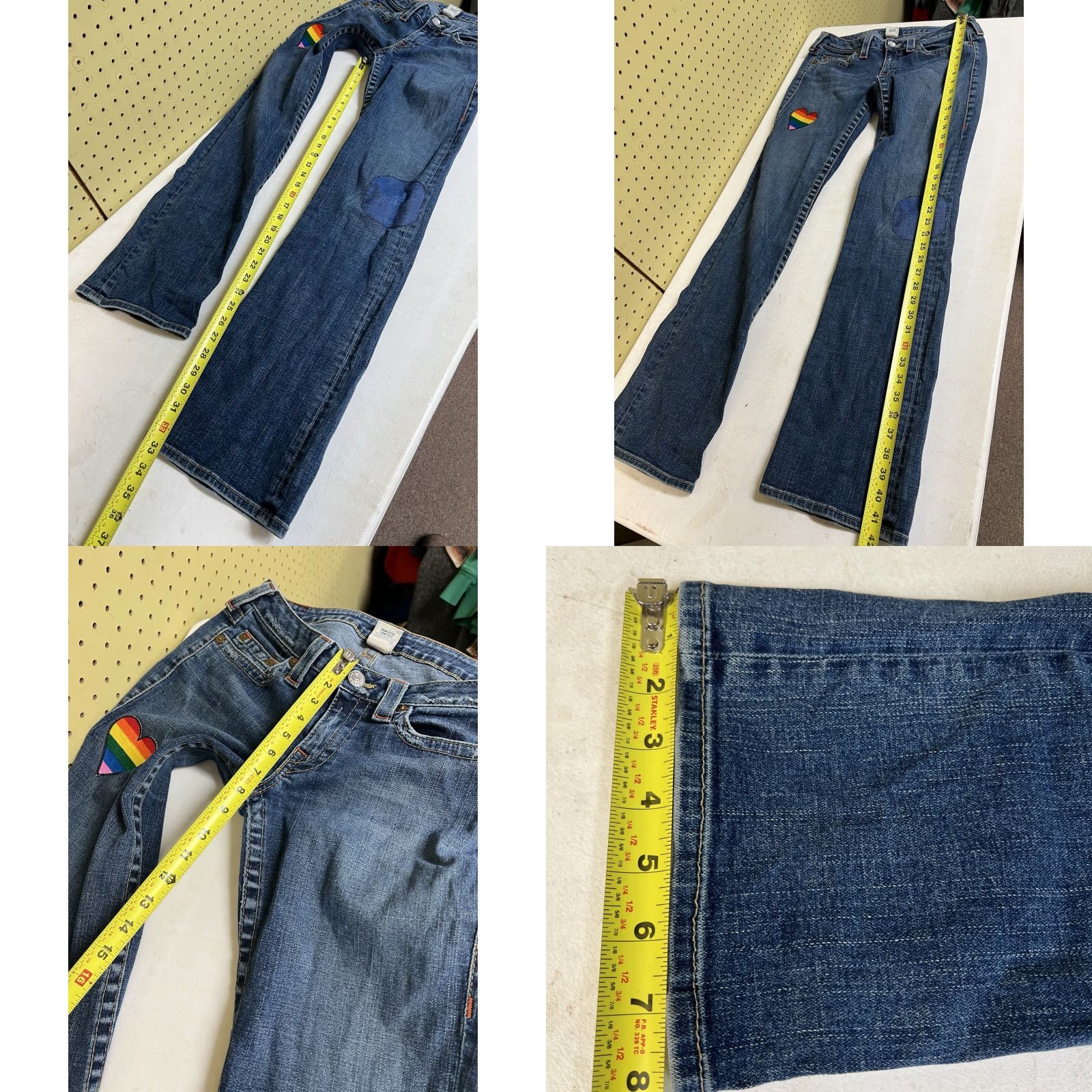 True Religion VINTAGE True Religion Jeans Bootcut Low Rise 30 Mothers Heart Patch Embroidered Logo 5-Pocket Denim Women Women Size 30" / US 8 / IT 44 - 8 Thumbnail
