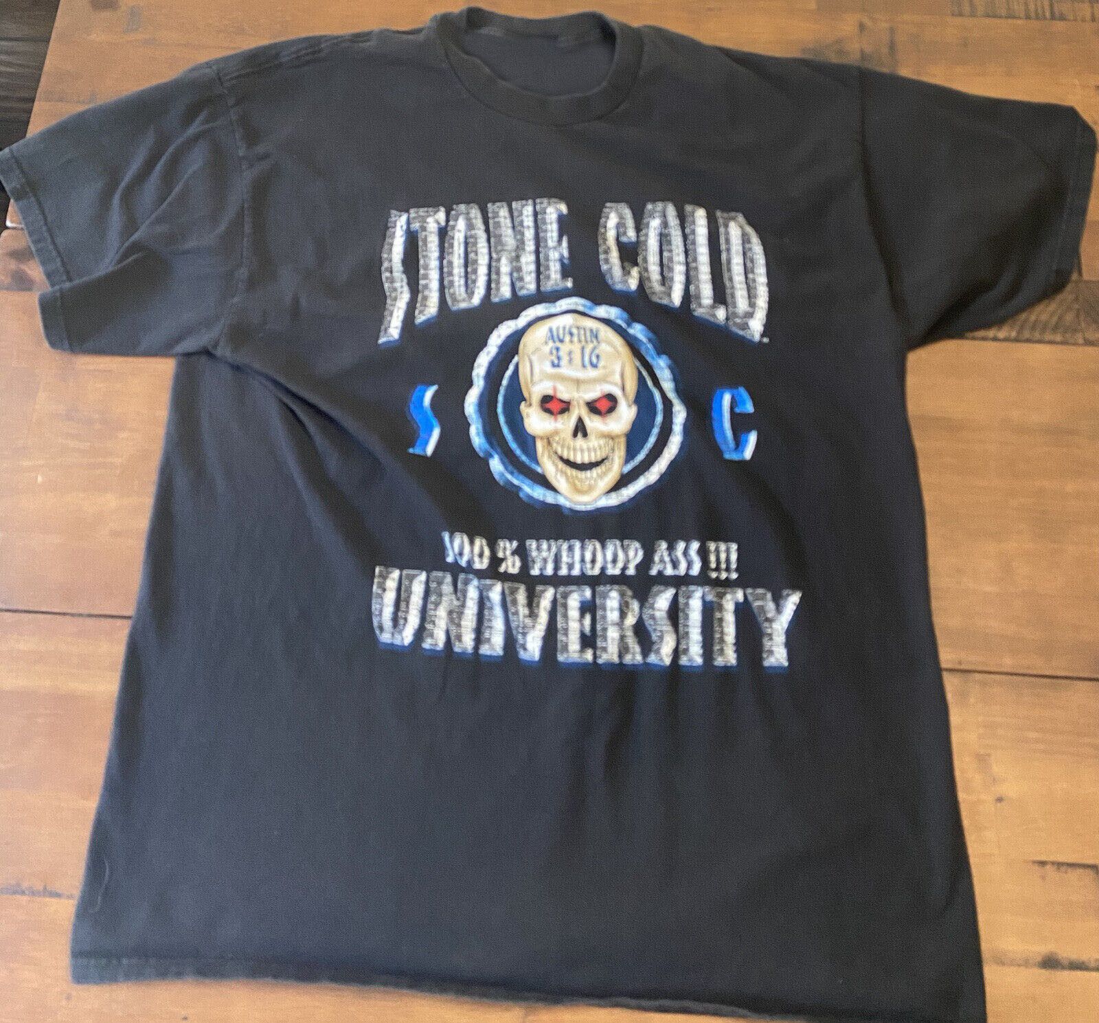Other Cold Steve Austin University Class Of 316 WWF 1998 shirt Size US M / EU 48-50 / 2 - 2 Thumbnail
