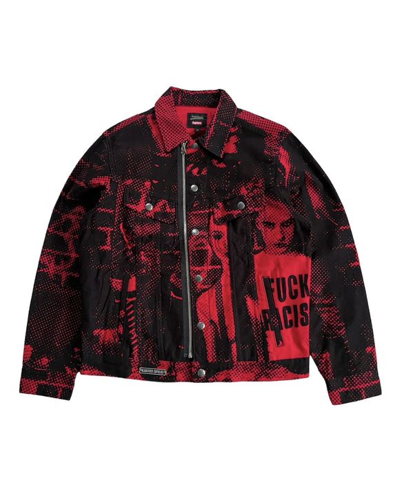 Supreme Supreme x Jean Paul Gaultier 'Fuck Racism' Trucker Jacket