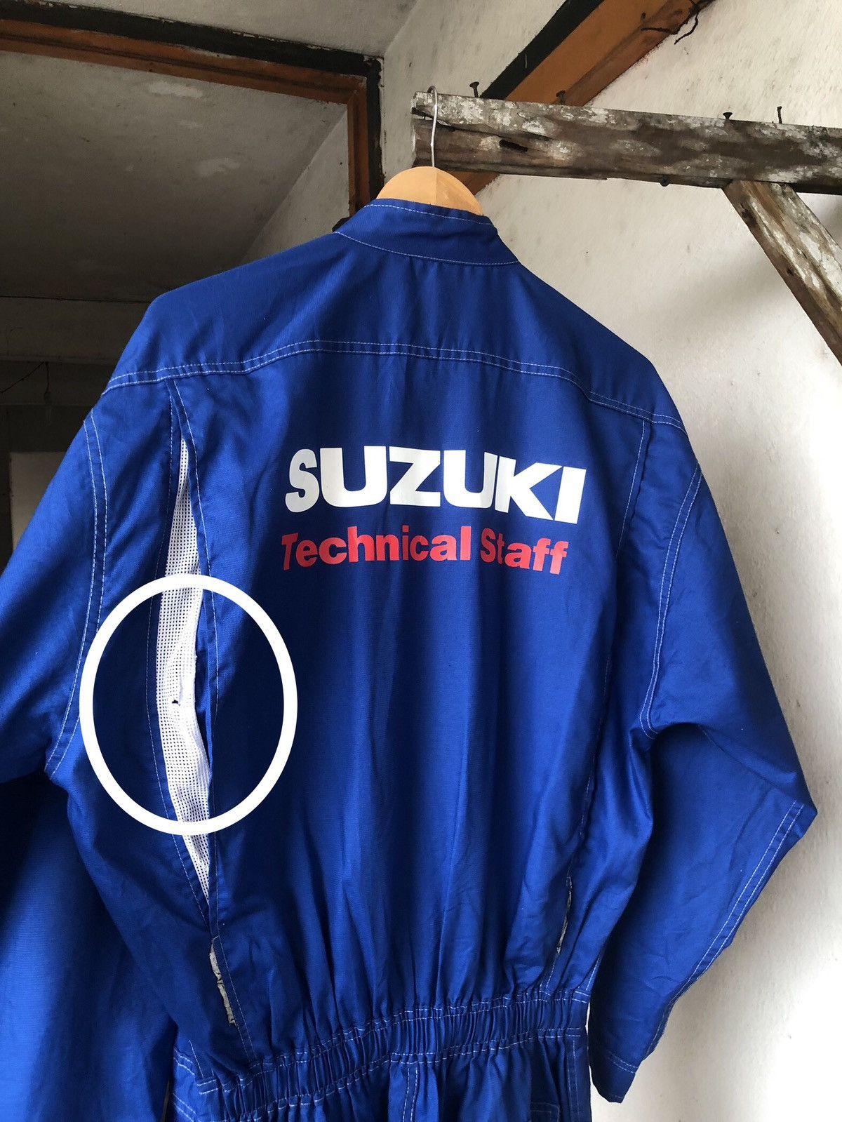 Vintage Vintage Suzuki Racing Technical Team Coverall/Jumpsuit Size US XL / EU 56 / 4 - 13 Thumbnail